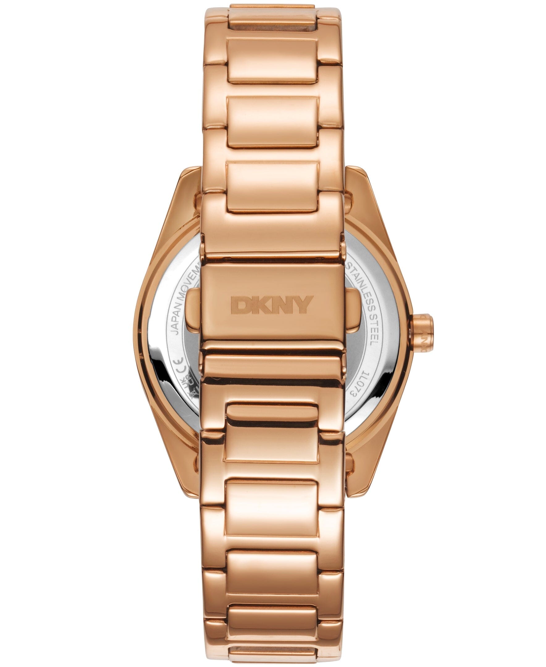 ACTIVE Chambers Multi Function Silver Dial Rose Gold Women's Watch DKNY