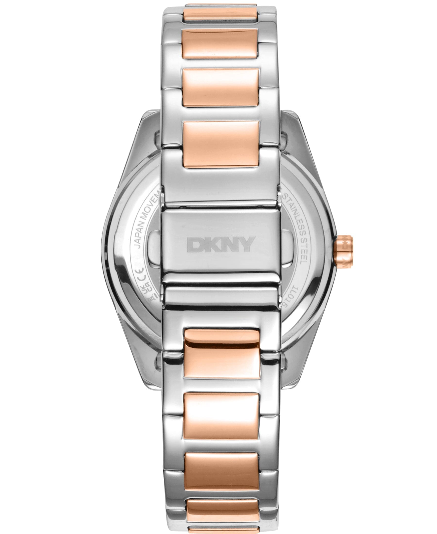 ACTIVE Chambers Multi Function Two Tone Silver & Rose Gold Women's Watch DKNY