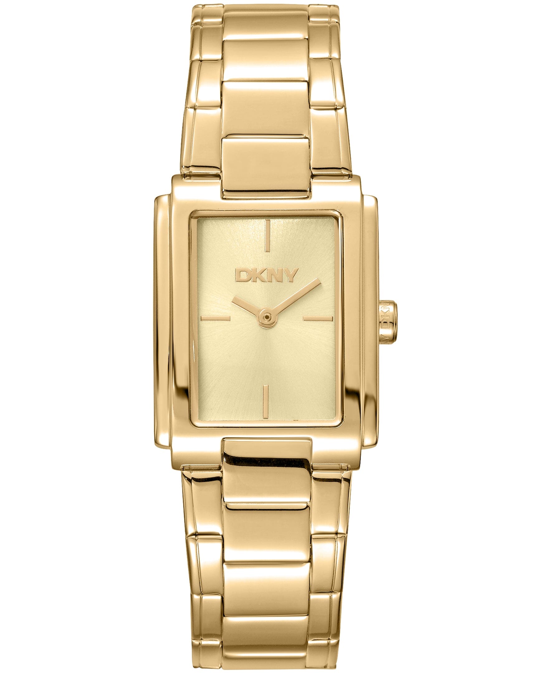 DK1L121M0065 DKNY Women's Gold-Tone Stainless Steel Bracelet Watch 23 x 30mm Watches DKNY