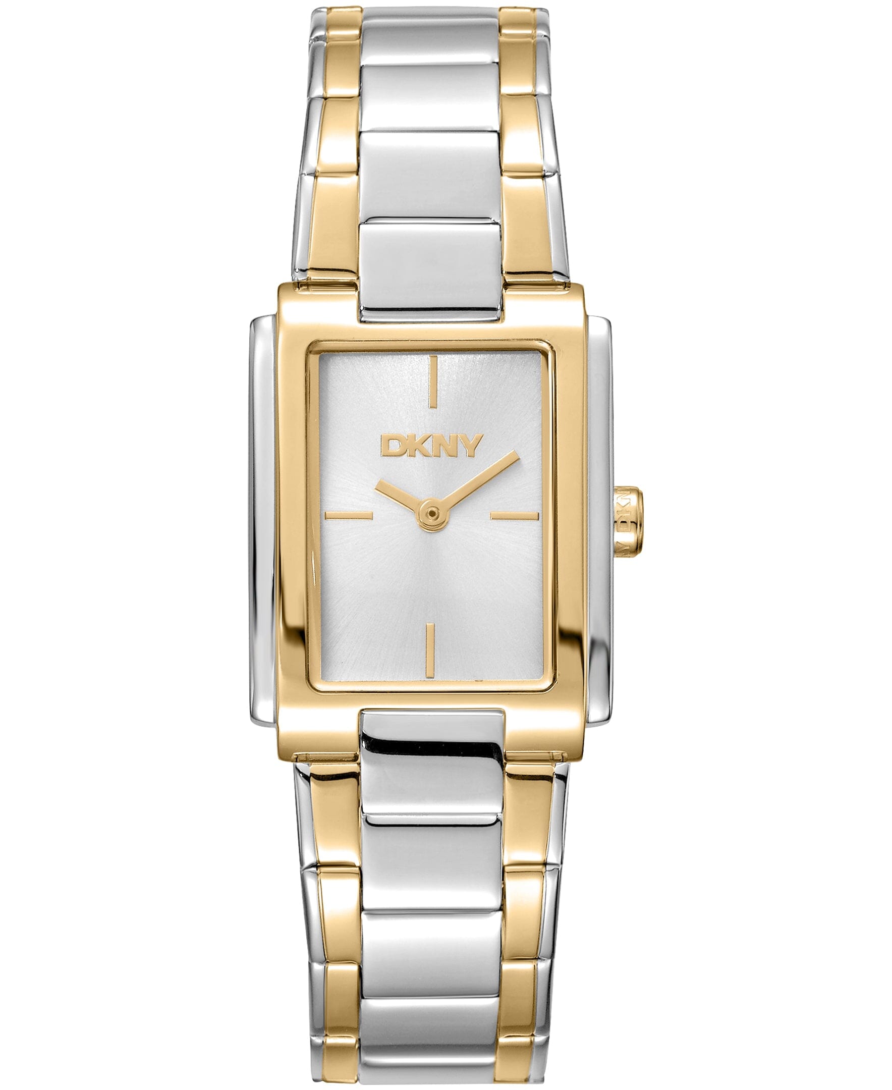 DK1L121M0085 DKNY Women's Two-Tone Gold Stainless Steel Bracelet Watch 23 x 30mm Watches DKNY