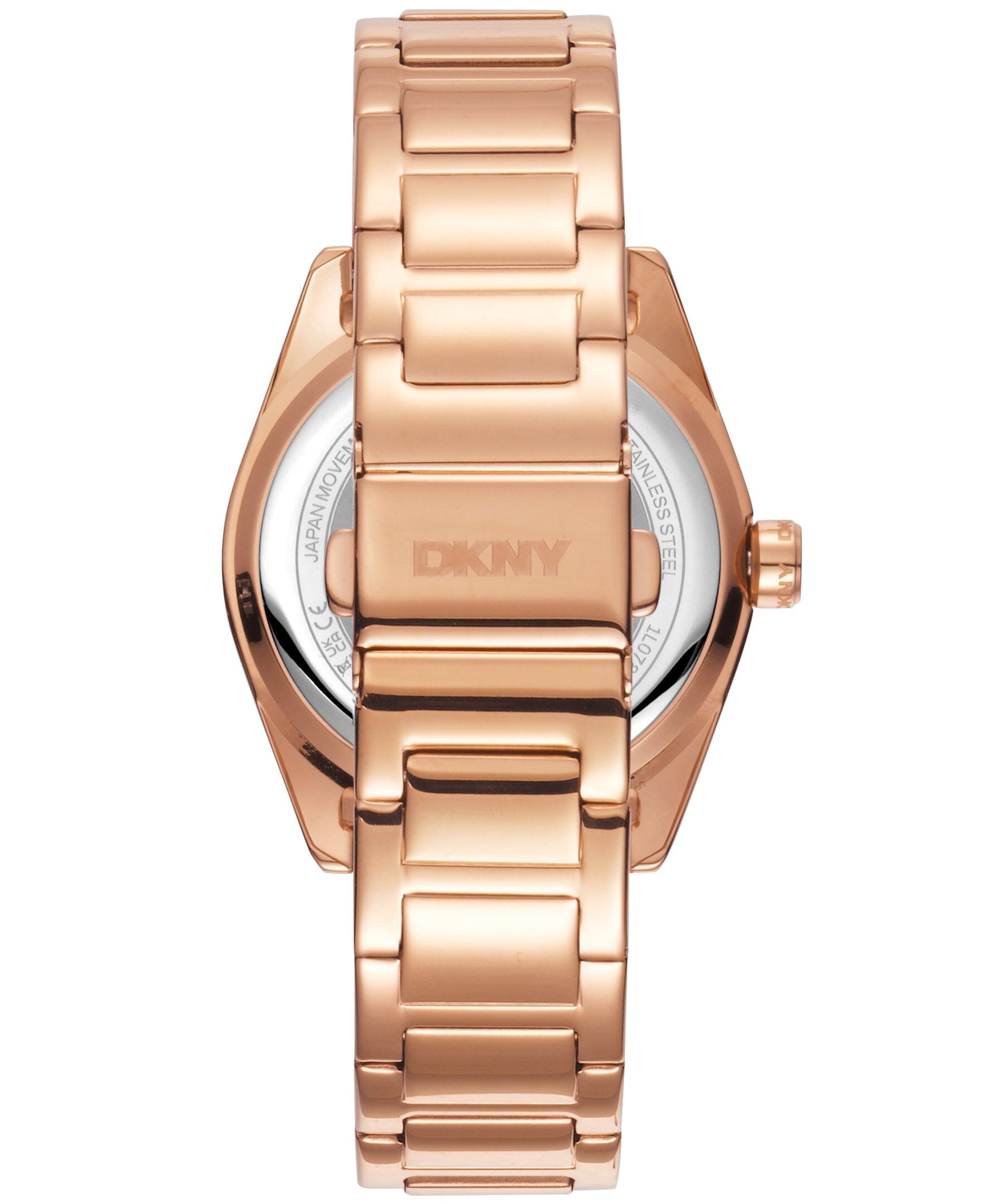 EVENING Chambers Multi Function Silver Powder Rose Gold Women's Watch DKNY