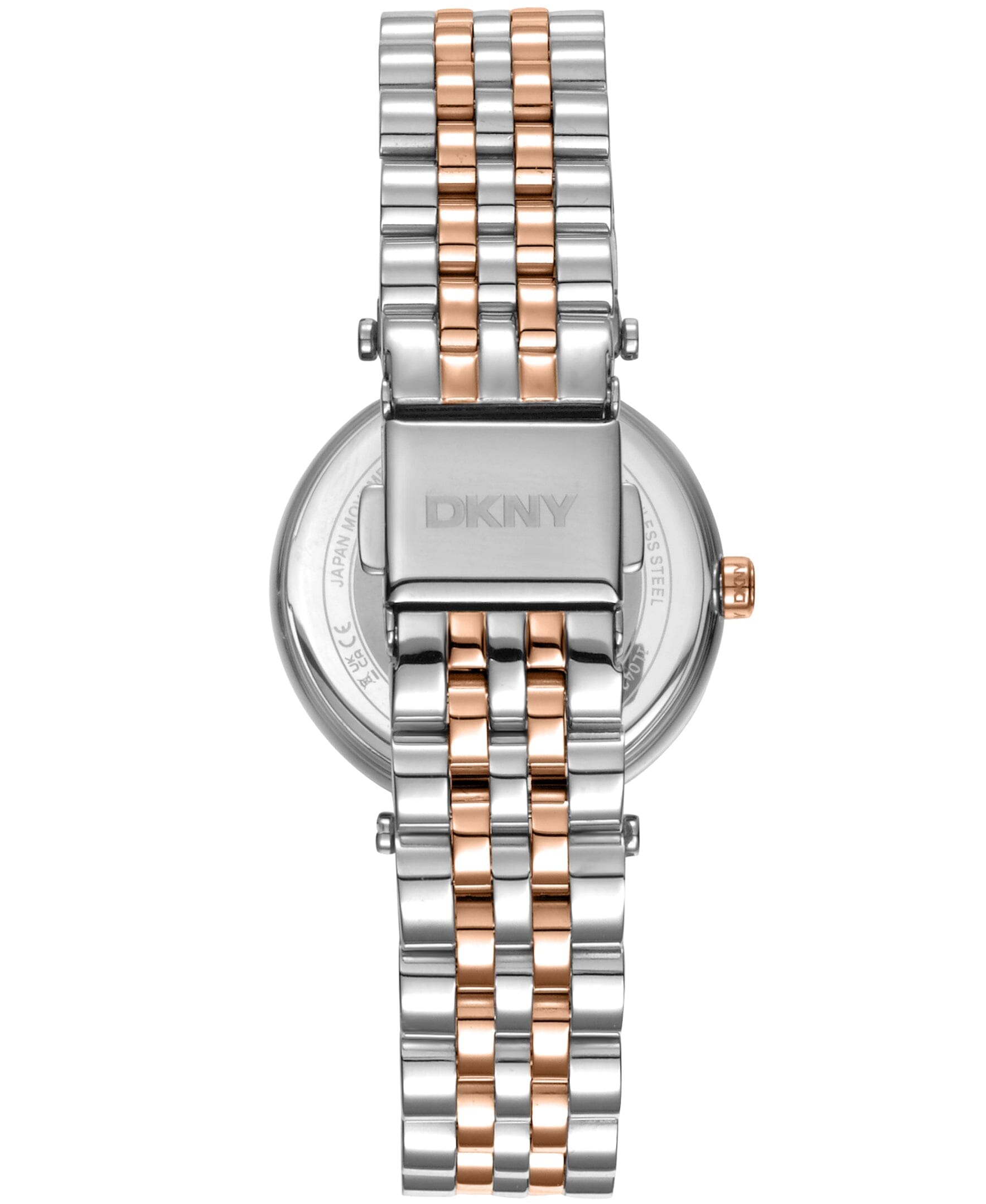 EVENING Essential Glitz Two Tone Silver & Rose Gold Women's Watch DKNY