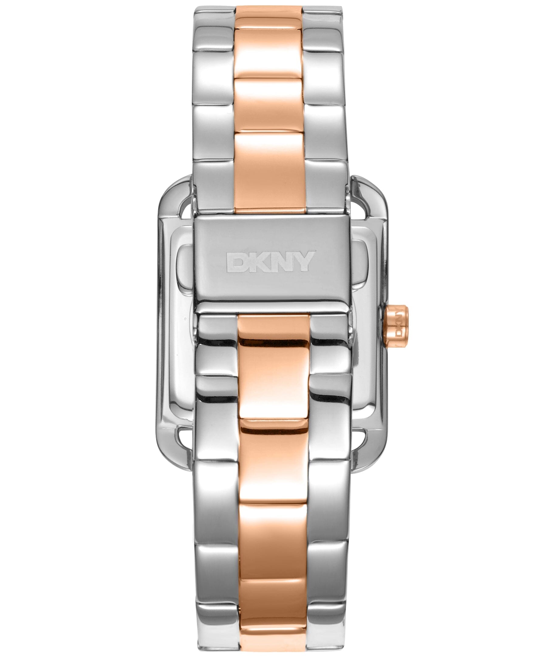 ICONIC City Glitz Two Tone Silver & Rose Gold Women's Watch DKNY