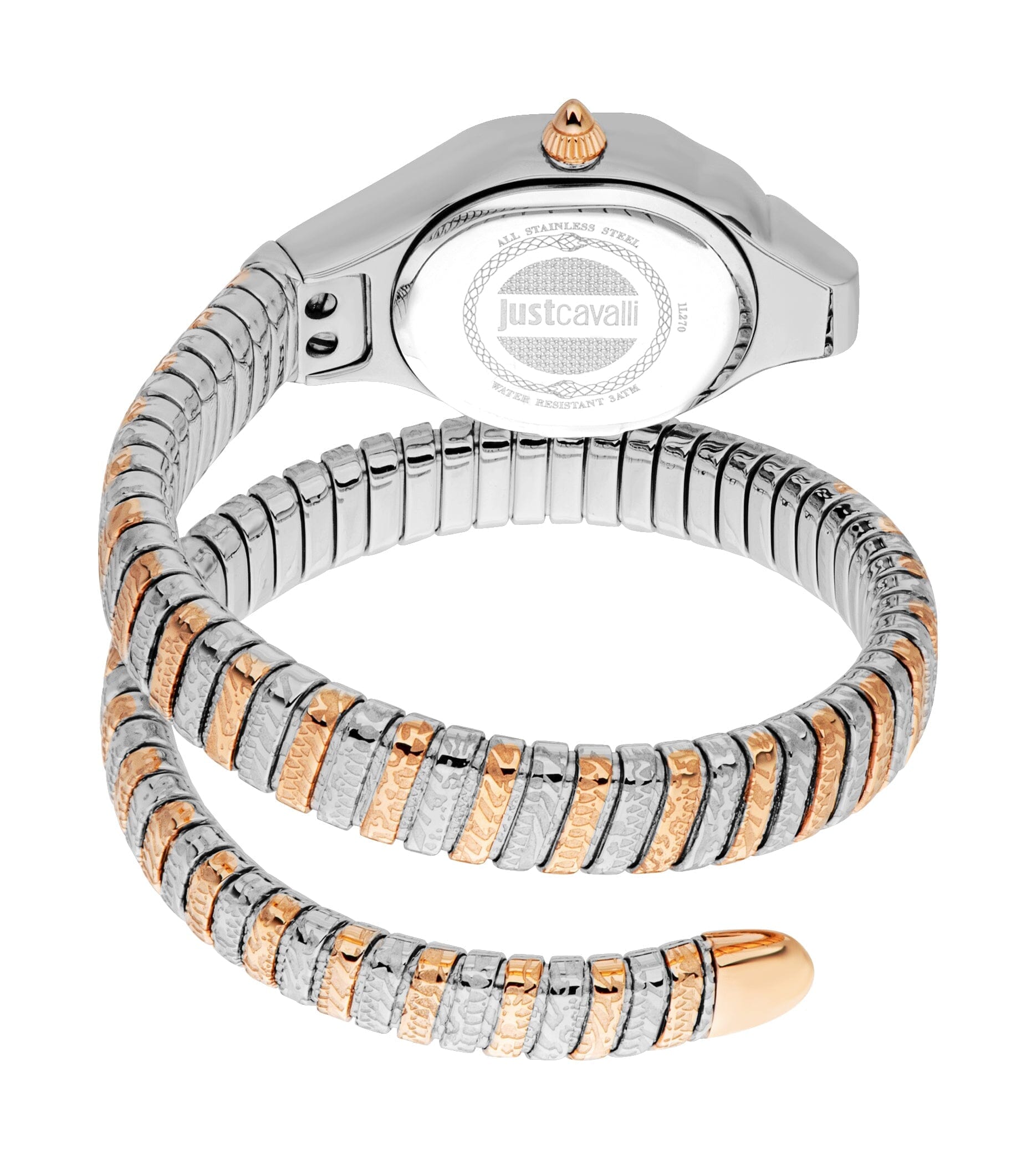 Just Cavalli Amalfi Women's Two Tone Rose Gold & Silver Watch Just Cavalli