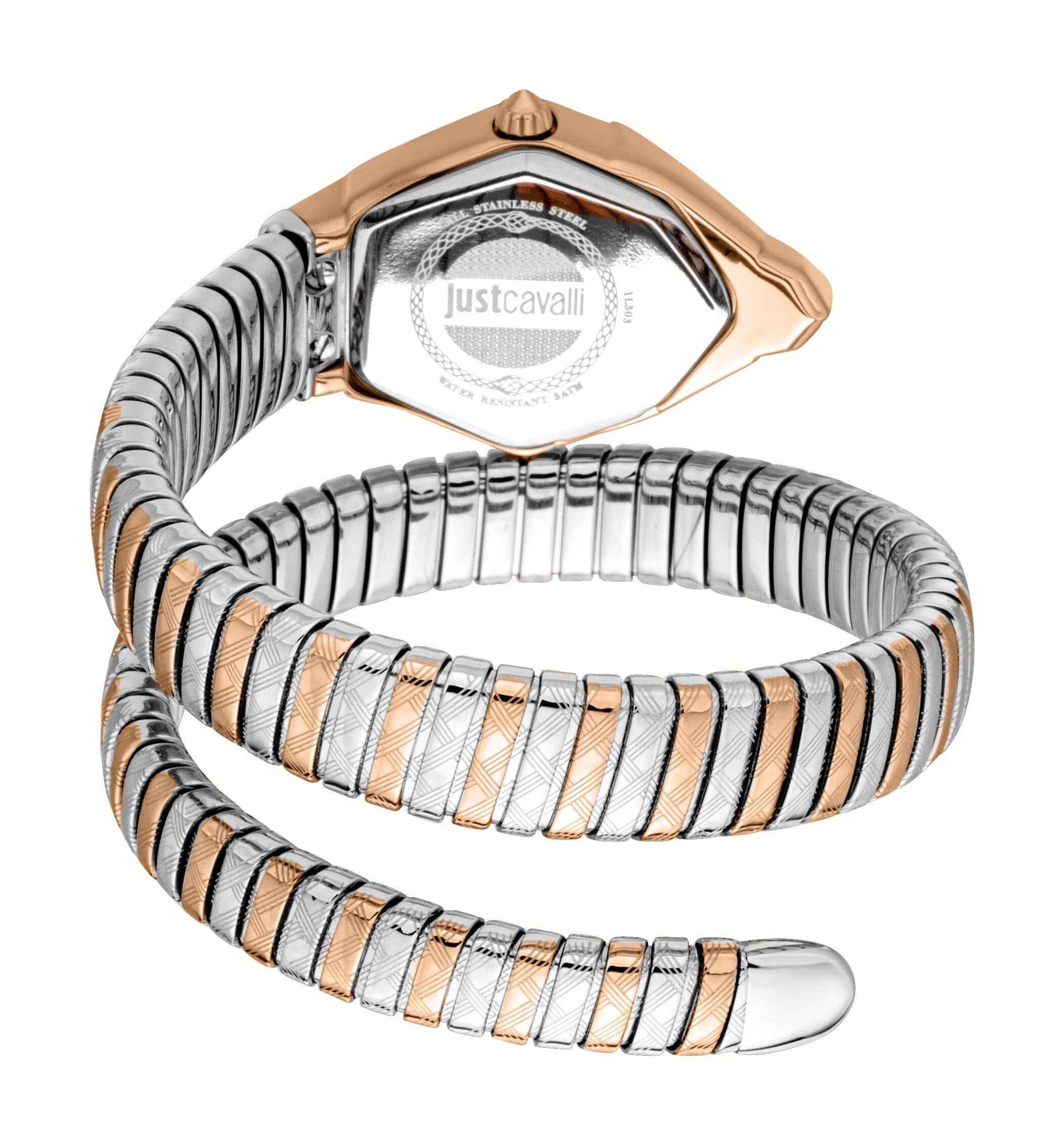 Just Cavalli Women's Two Tone Rose Gold/Silver Watch with Rose Gold Dial Just Cavalli