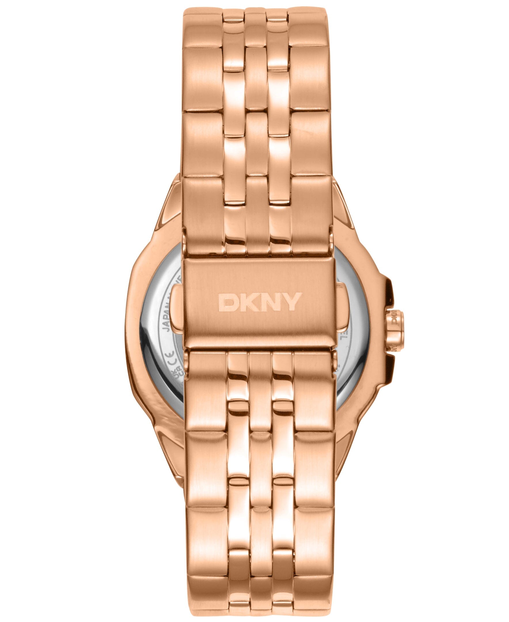 LOGO Brooklyn Midi Rose Gold Womens Watch DKNY