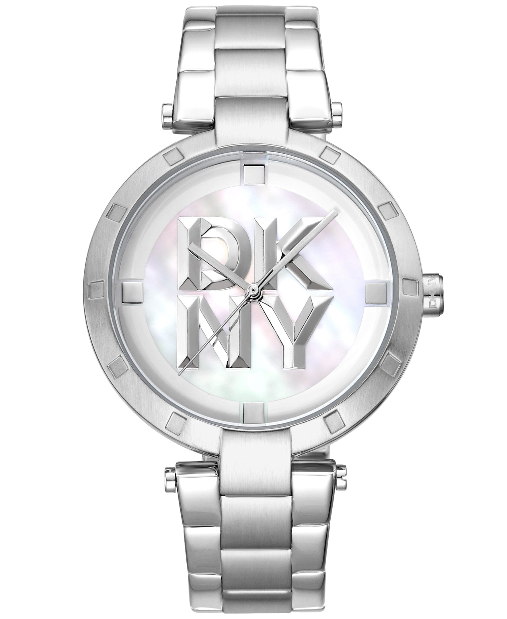 LOGO Essential Logo White MOP Womens Watch DKNY
