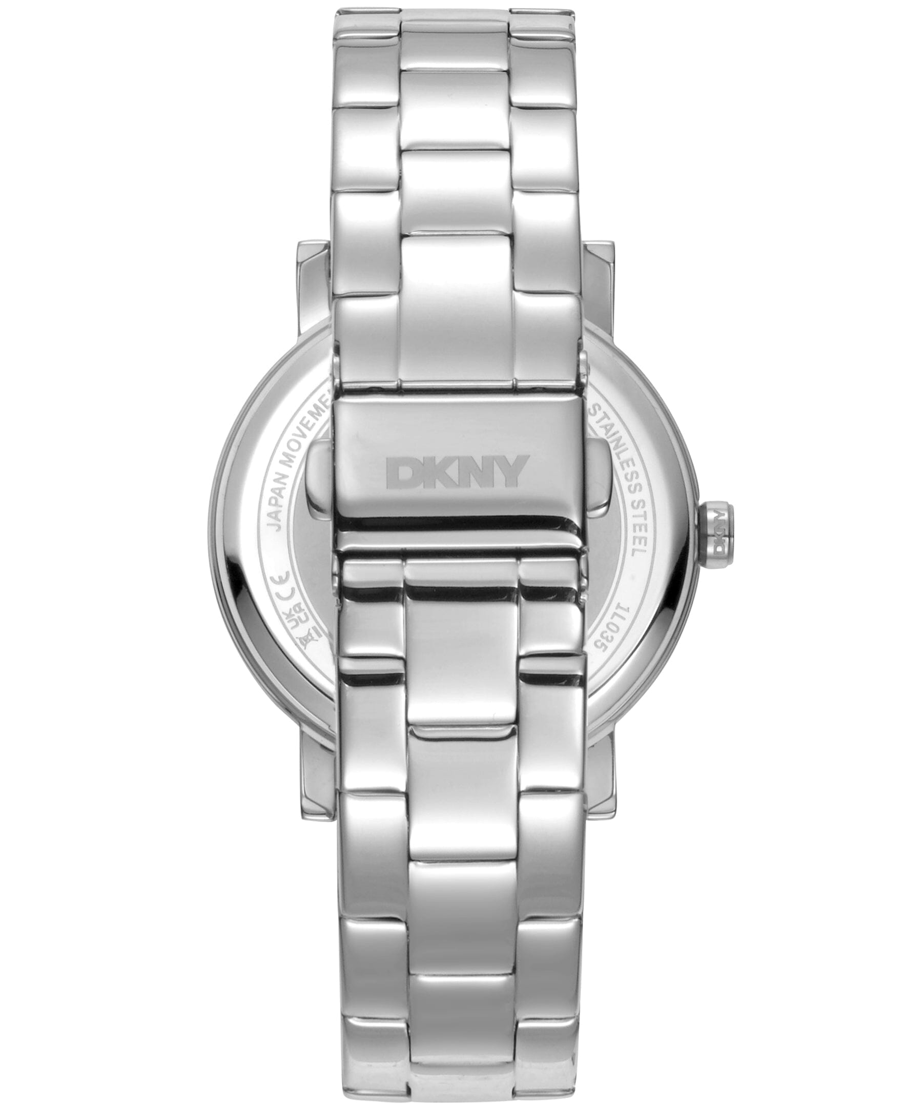 LOGO Soho Logo Silver Powder Dial Women's Watch DKNY