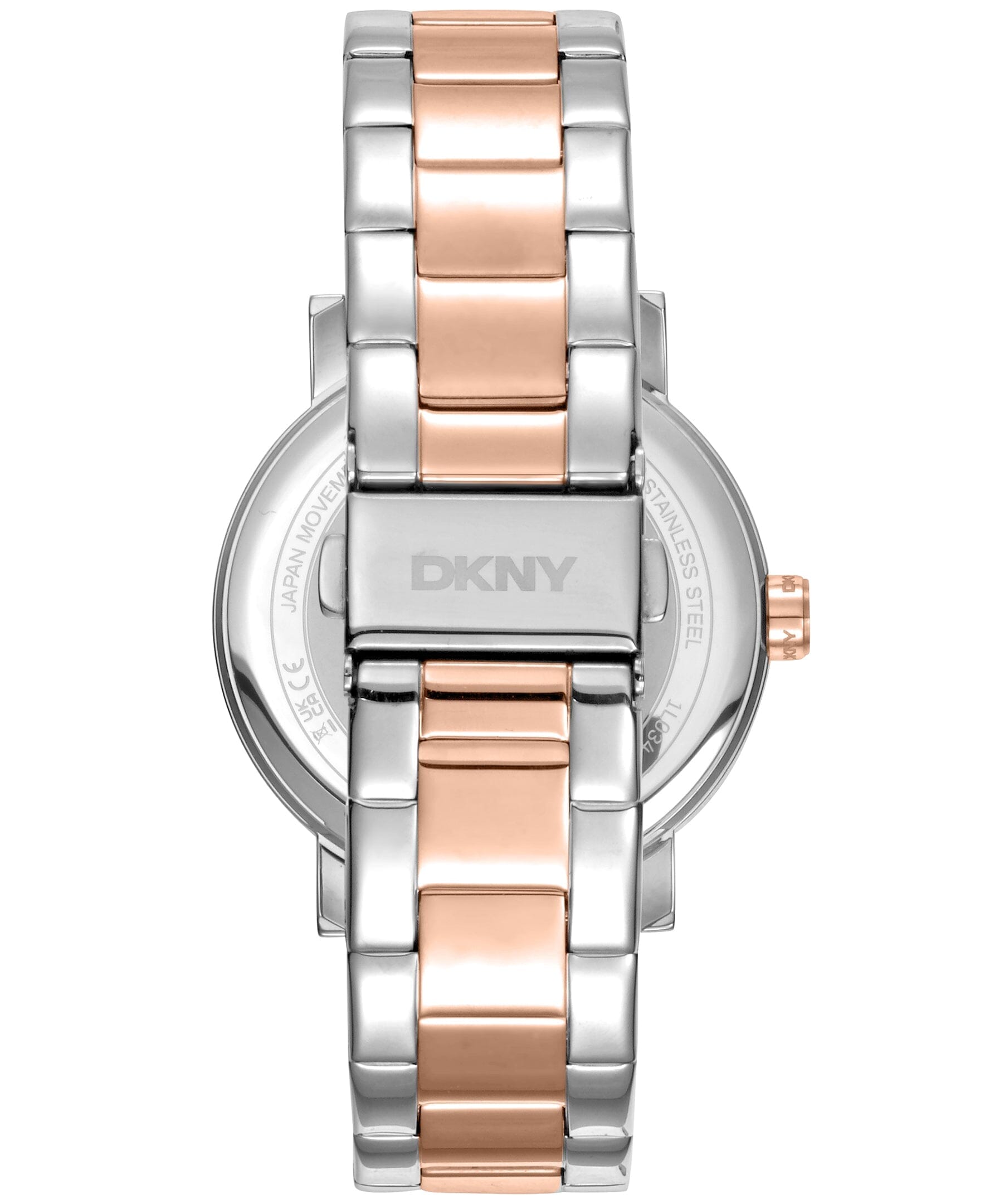 URBAN Soho Maxi Two Tone Silver & Rose Gold Women's Watch DKNY