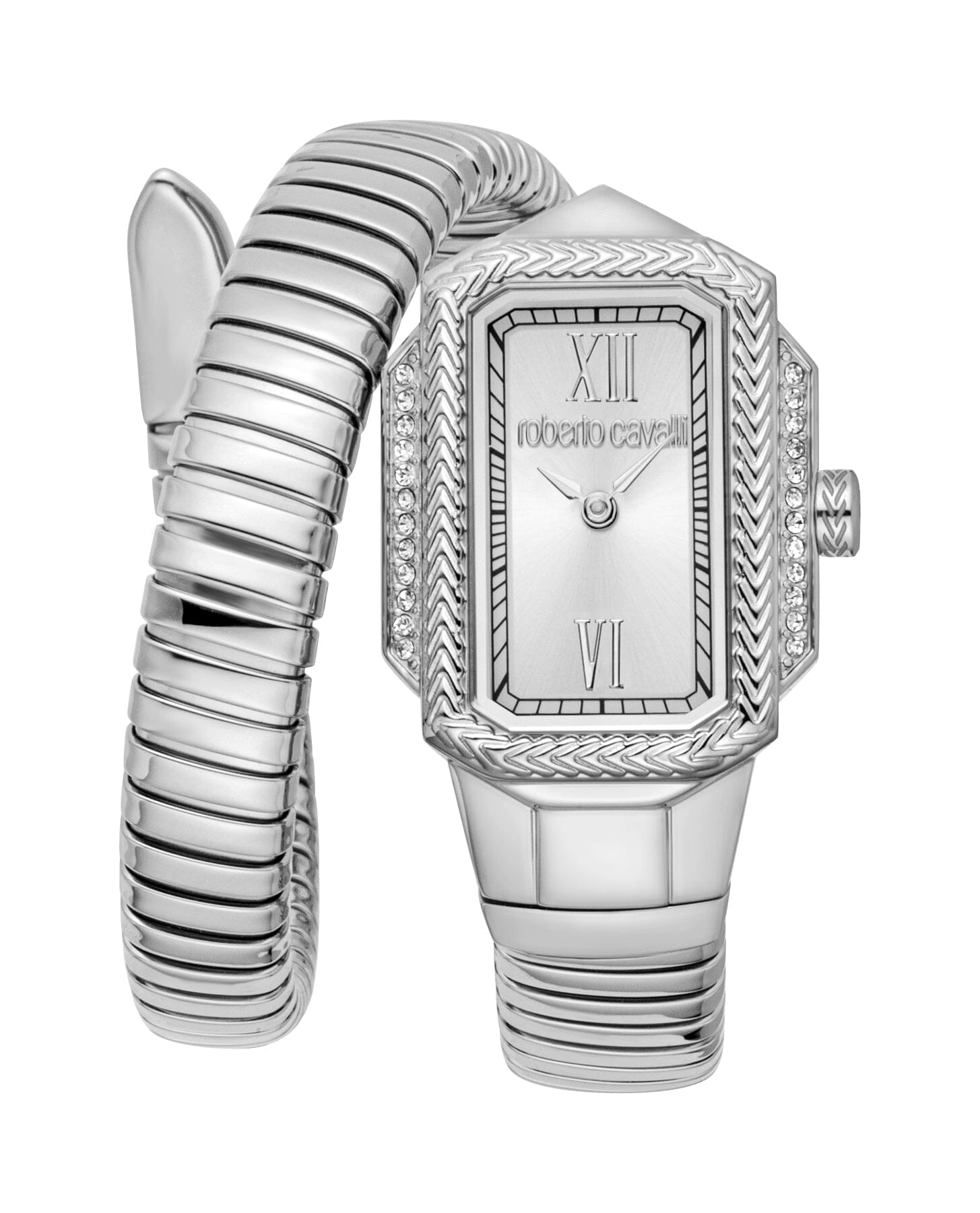 Women's Roberto Cavalli Vera Silver Quartz Watch Roberto Cavalli