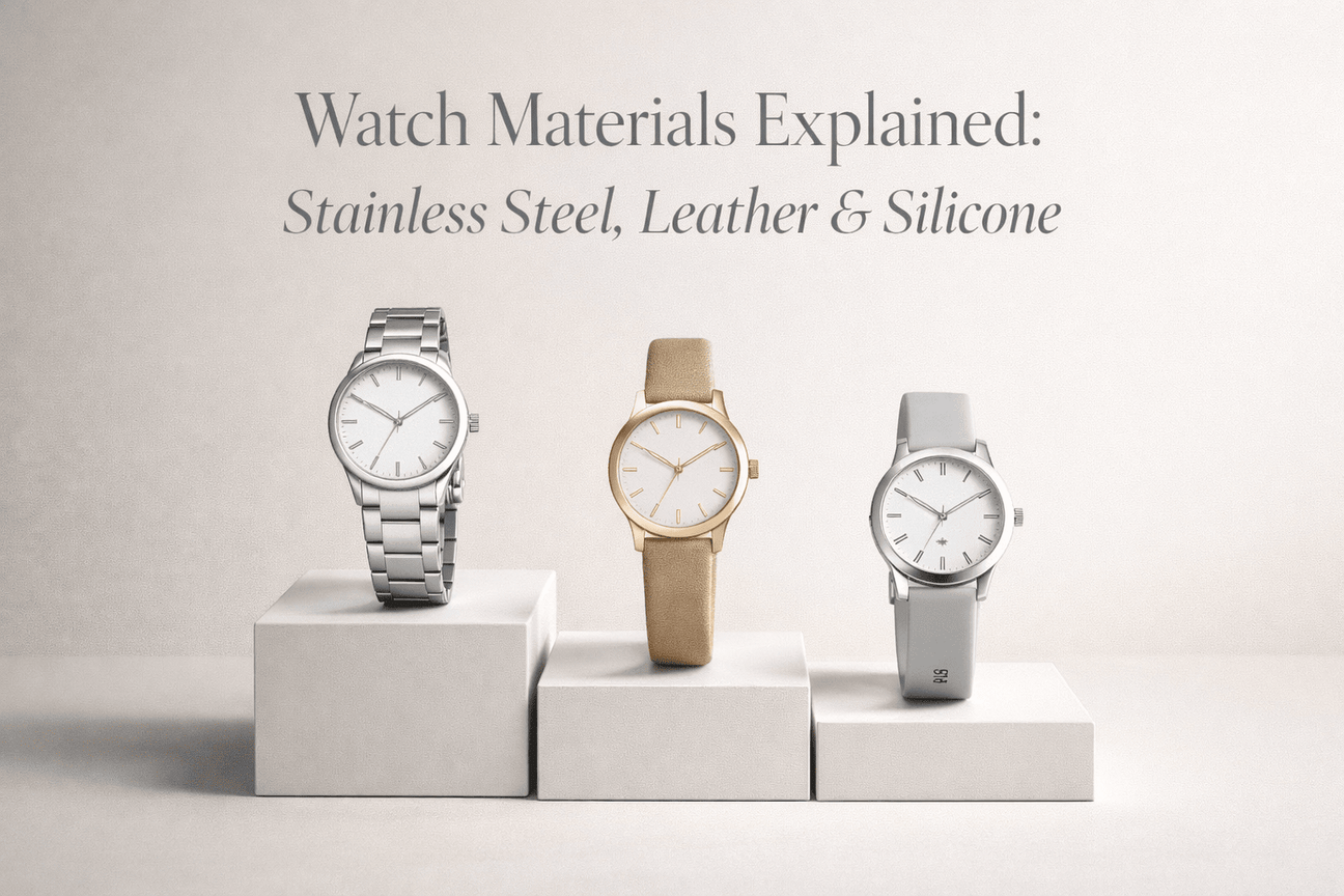 Watch Materials Explained: Stainless Steel, Leather & Silicone