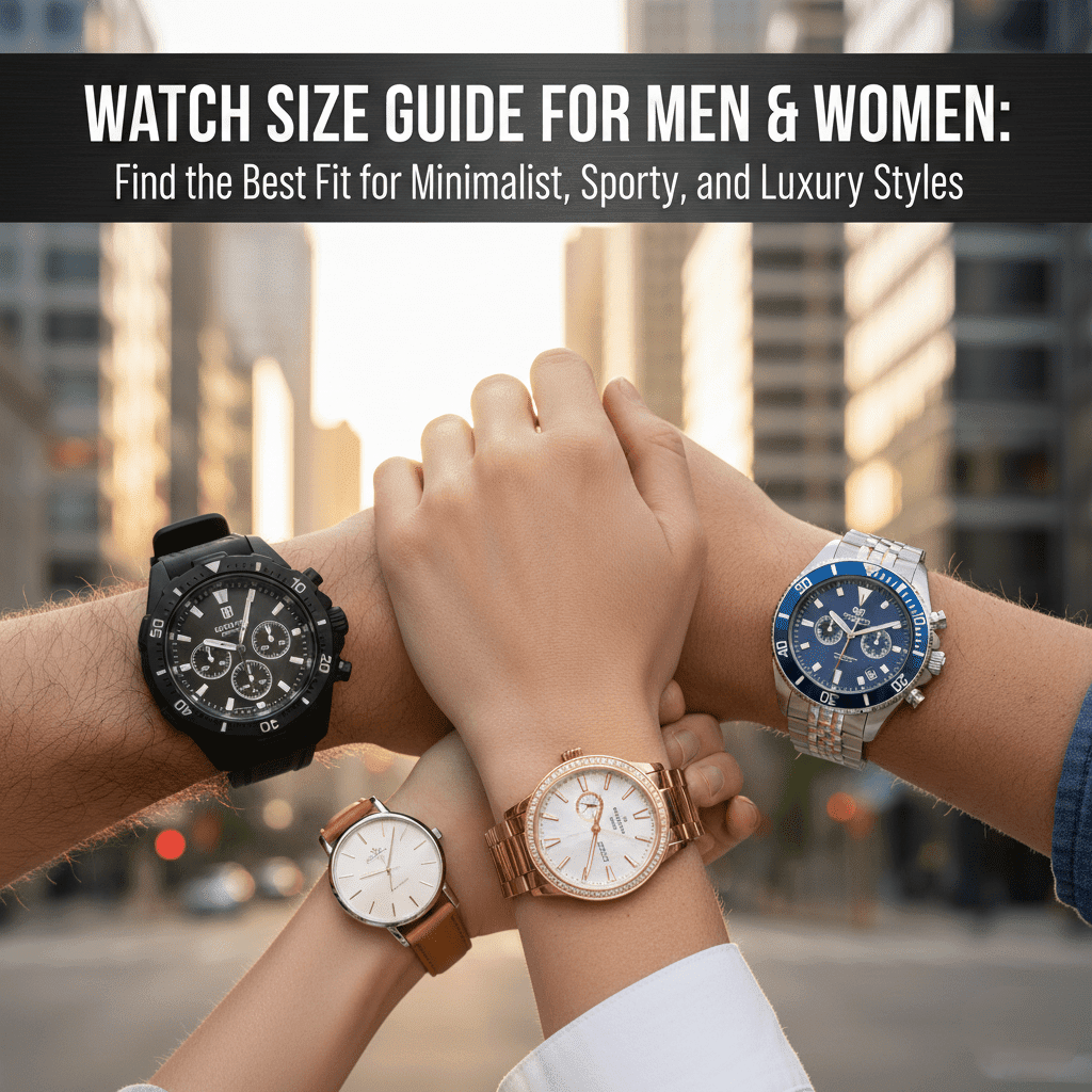 Watch Size Guide for Men & Women: Find the Best Fit for Minimalist, Sporty & Luxury Styles