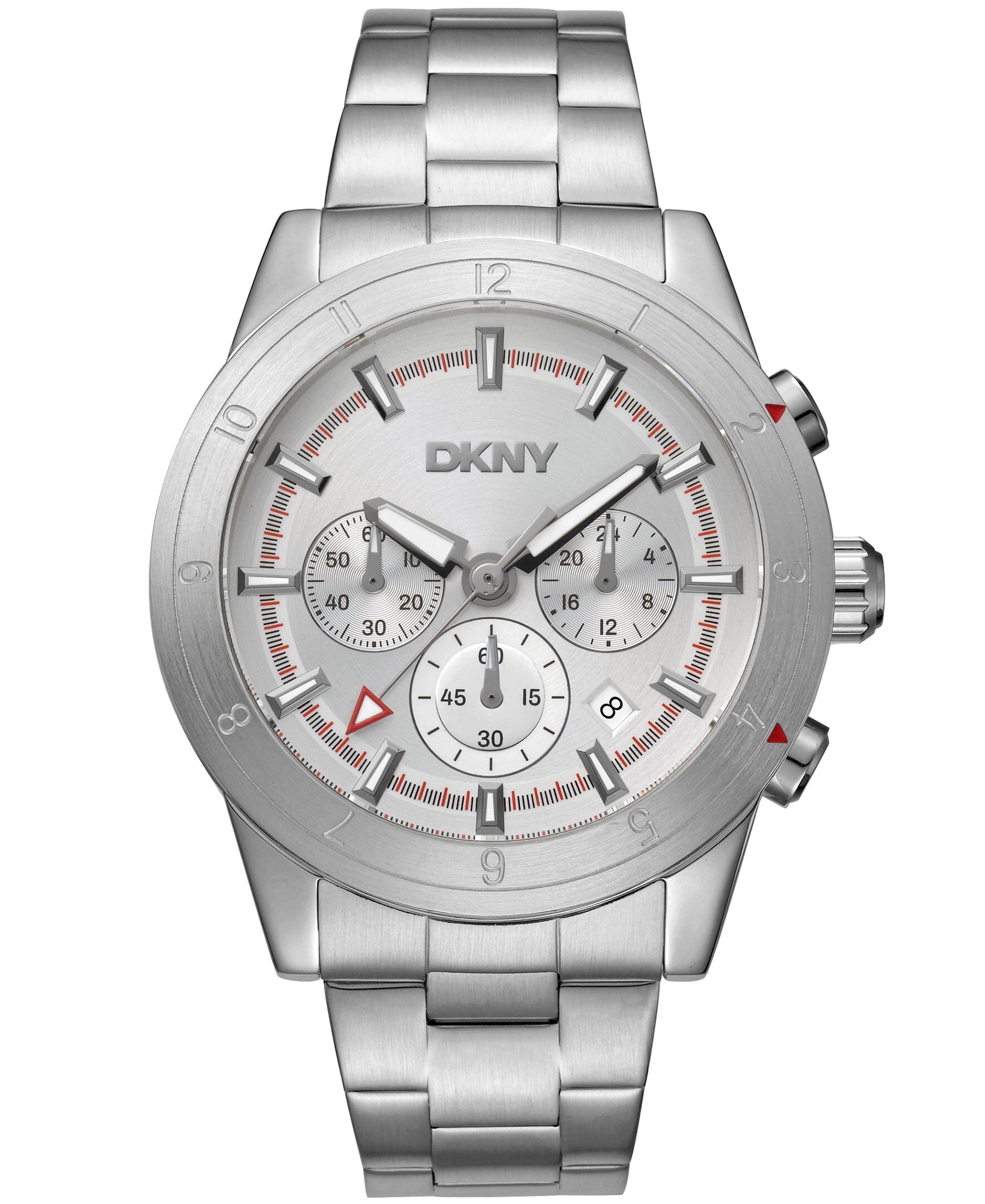 ACTIVE Bryant Park Chrono Silver Mens Watch DKNY 