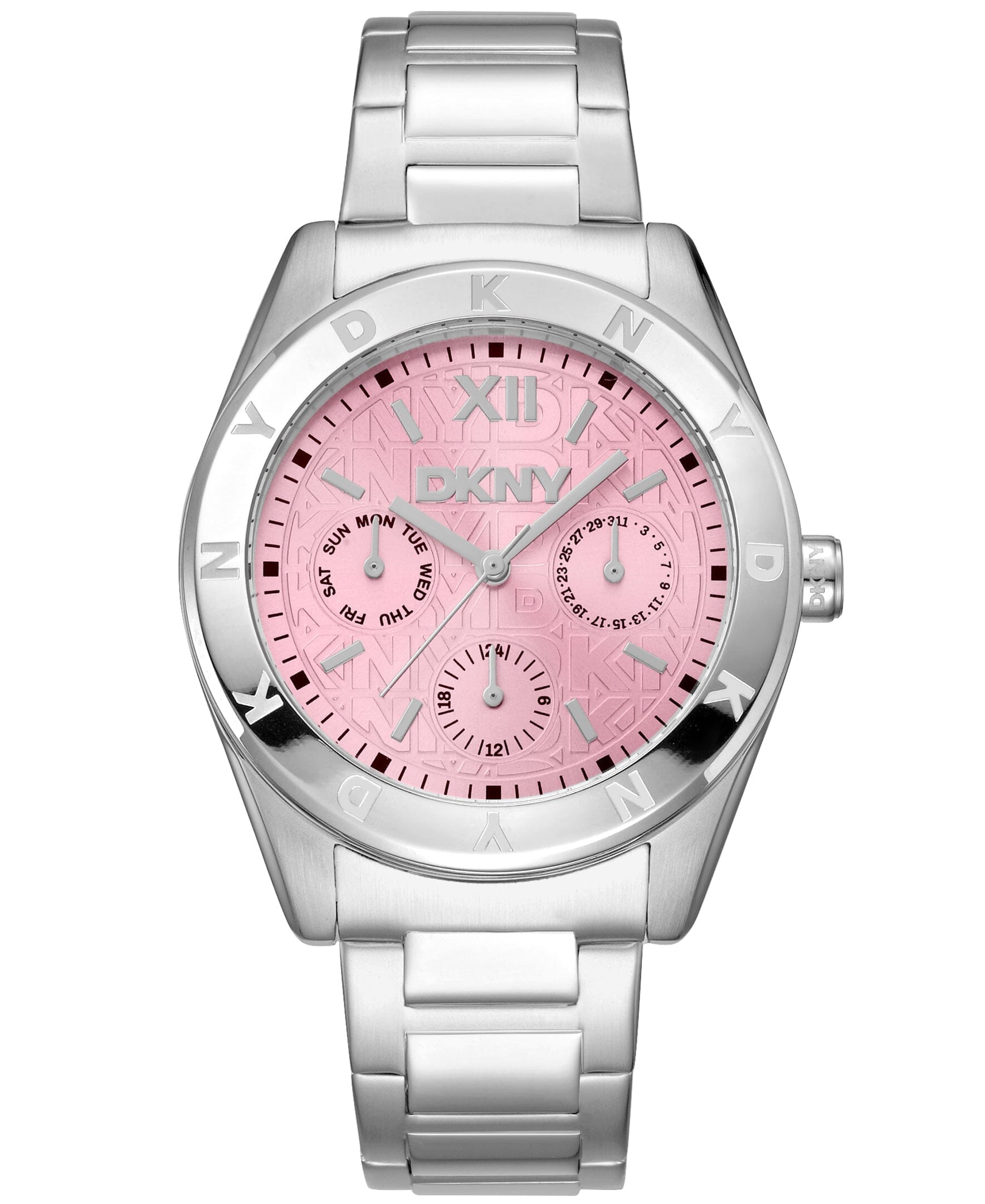 ACTIVE Chambers Multi Function Pink Womens Watch DKNY 