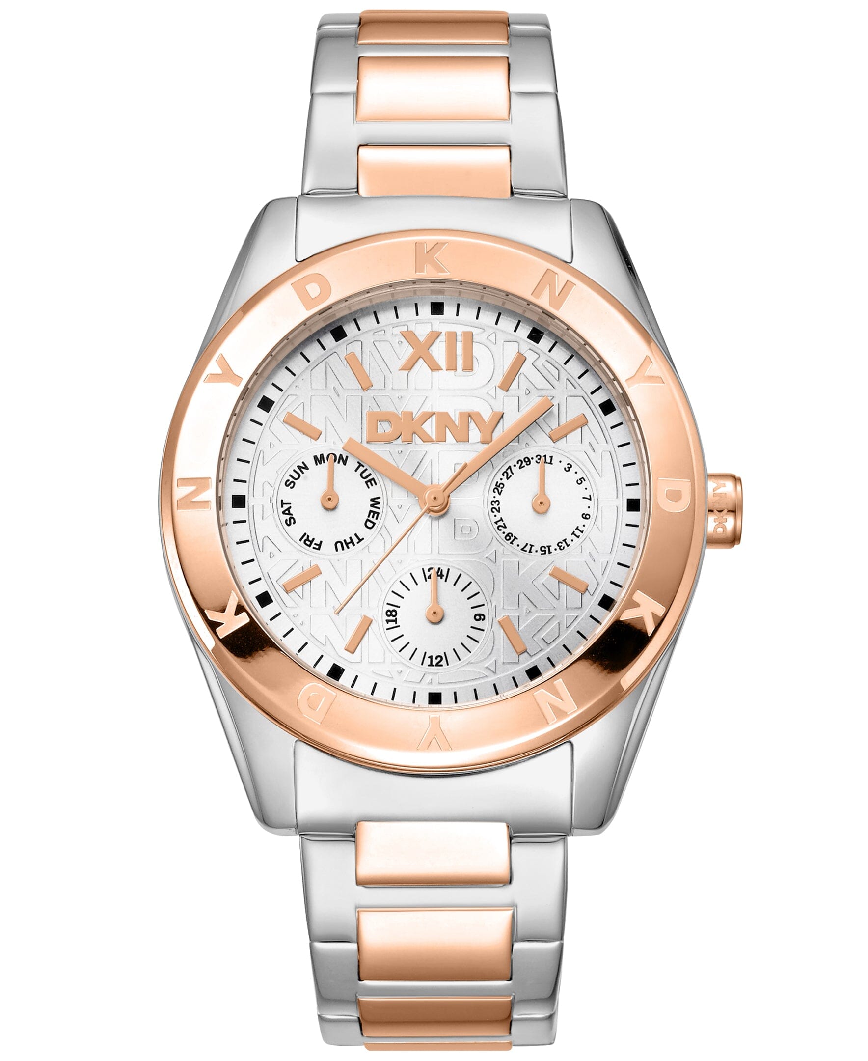 ACTIVE Chambers Multi Function Silver Womens Watch DKNY 