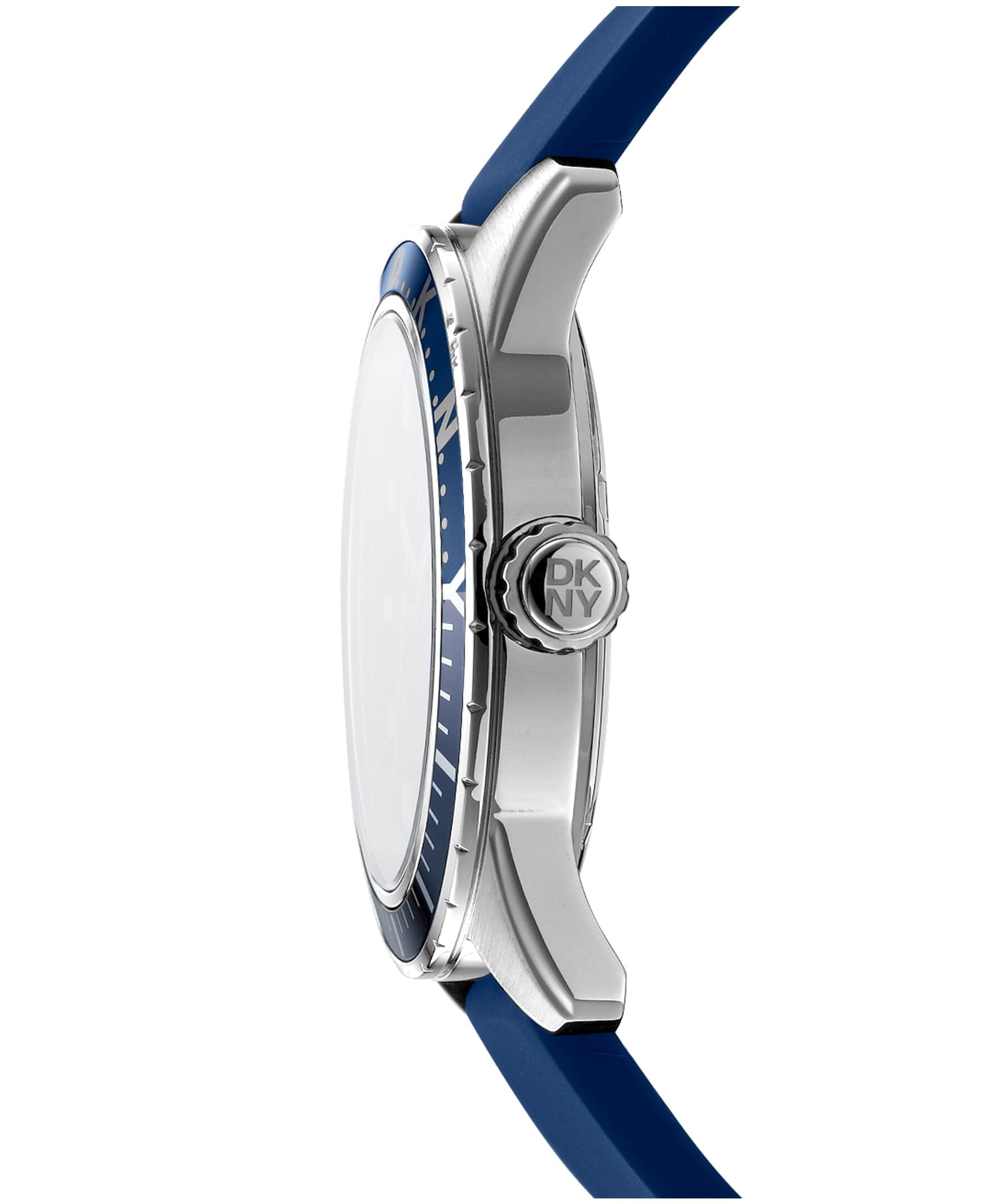 ACTIVE Crosby Sport Dark Blue Silicone Strap Men's Watch DKNY 