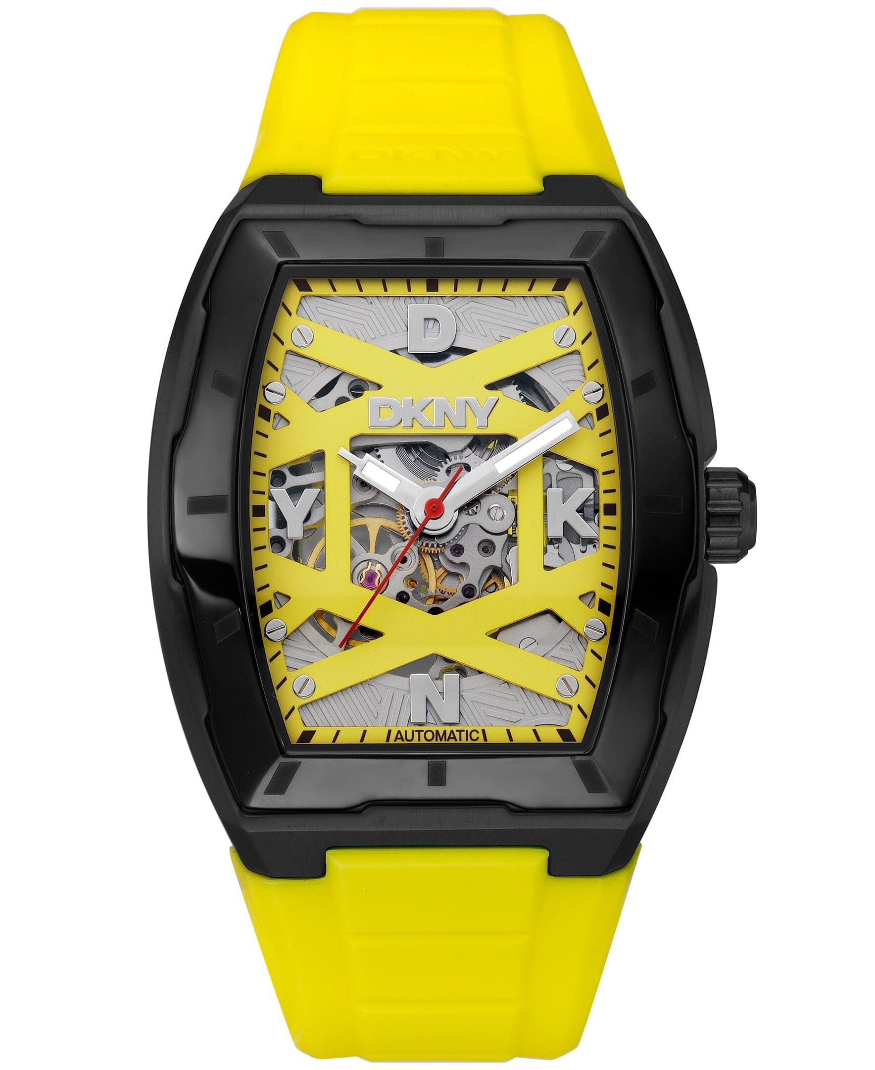 ACTIVE Urban Automatic Yellow Mens Watch DKNY 