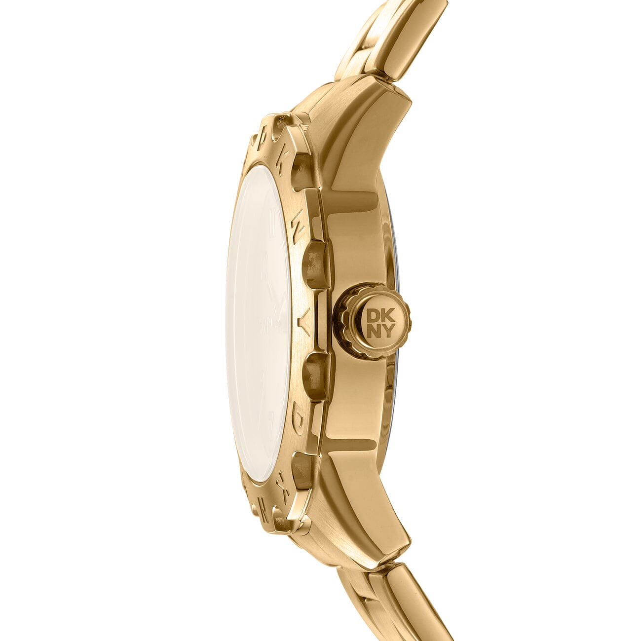 DK1G046M0065 DKNY Men's Champagne Dial Gold Watch 42mm Watches DKNY 