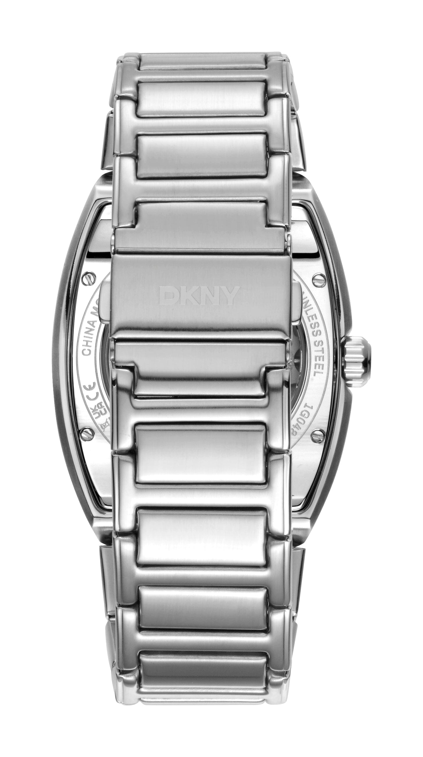 DK1G048M0085 ACTIVE Urban Automatic Black Dial Silver Men's Watch DKNY 