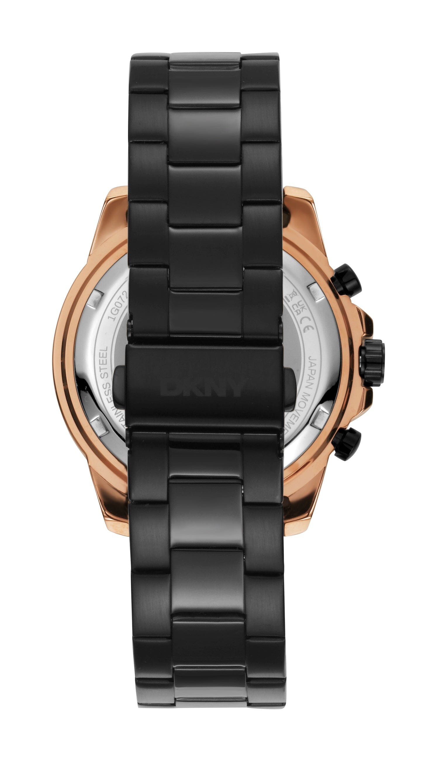 DK1G072M0065 DKNY Men's Rose Gold Chronograph Stainless Steel Watch 42mm Watches DKNY 