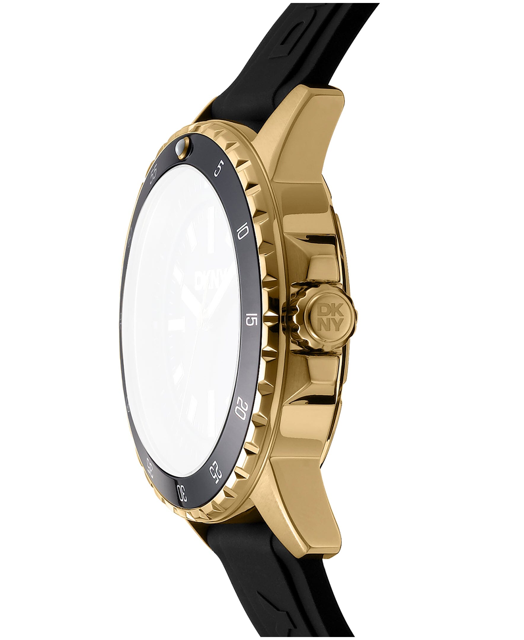 DK1G130P0035 DKNY Men's Sport Watch Black Silicone Strap 43mm Watches DKNY 