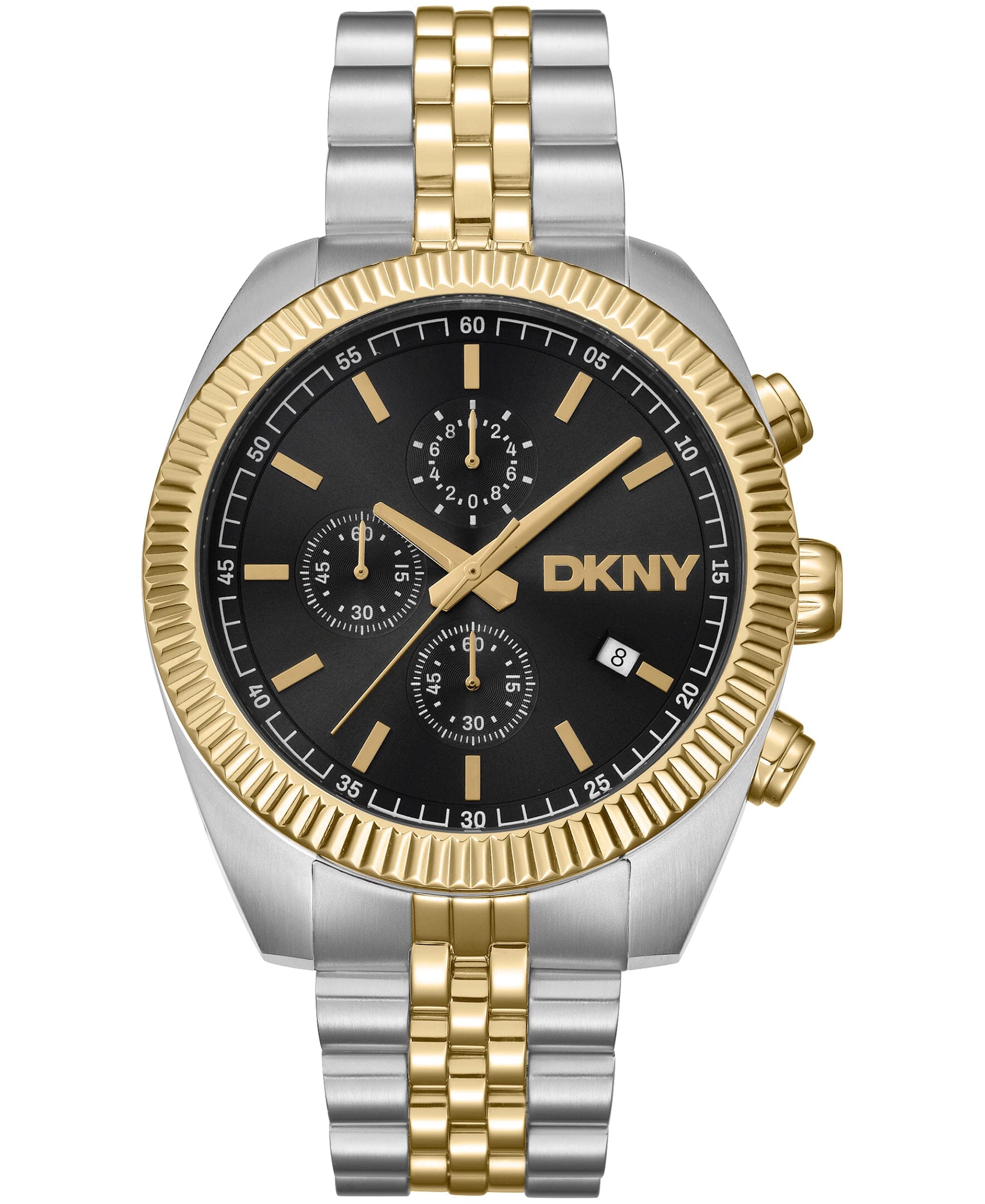 DK1G134M0065 DKNY Everyday Men's Two Tone Silver & Gold Stainless Steel Watch 42mm DKNY 
