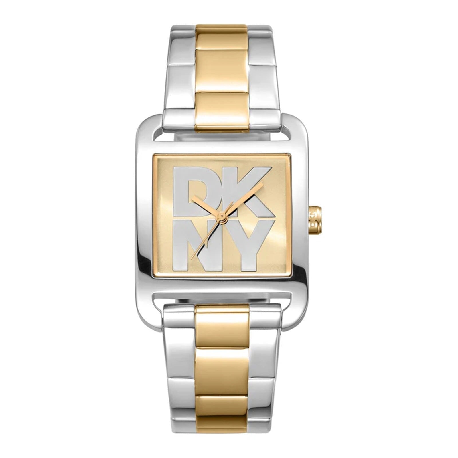 DK1L001M0075 DKNY City Maxi Women's Two Tone Silver & Gold Stainless Steel Watch 29 x 37mm Watches DKNY 