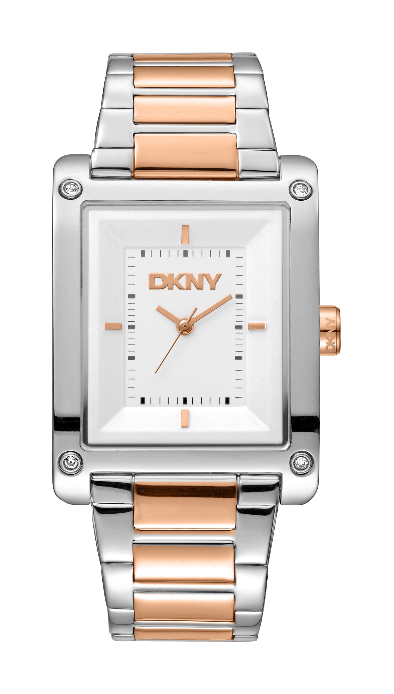 DK1L006M0075 DKNY Urban White Dial Two Tone Silver & Rose Gold Women's Watch 31 x 41mm Watches DKNY 