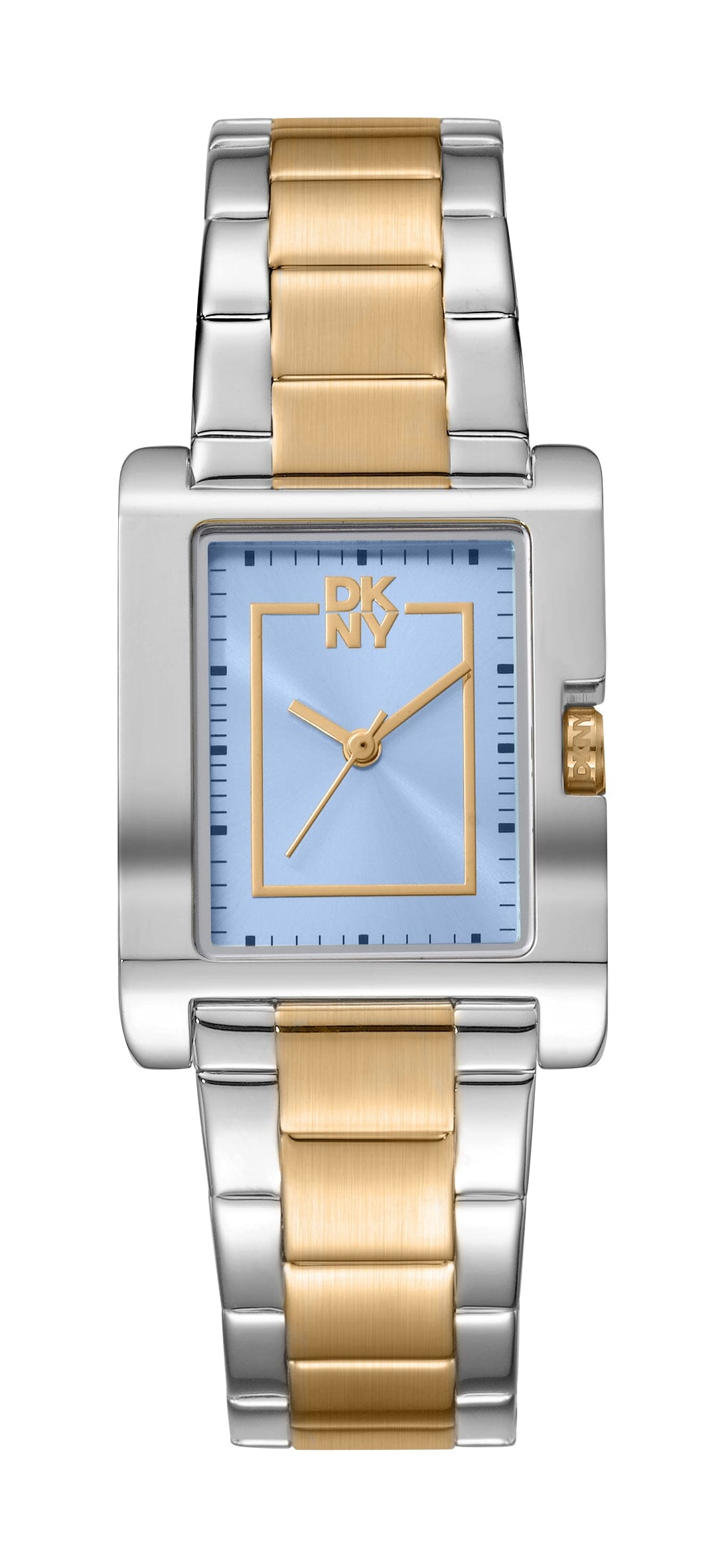 DK1L007M0095 DKNY Urban Light Blue Dial Two Tone Silver & Gold Women's Watch 25.5 x 33.5mm Watches DKNY 