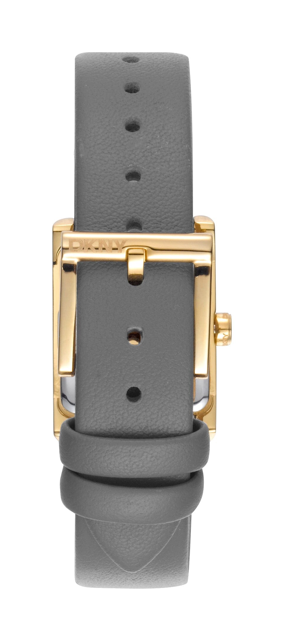 DK1L008L0025 DKNY Logo Silver Dial Stainless Steel Gold Women's Watch 22 x 29.5mm Watches DKNY 