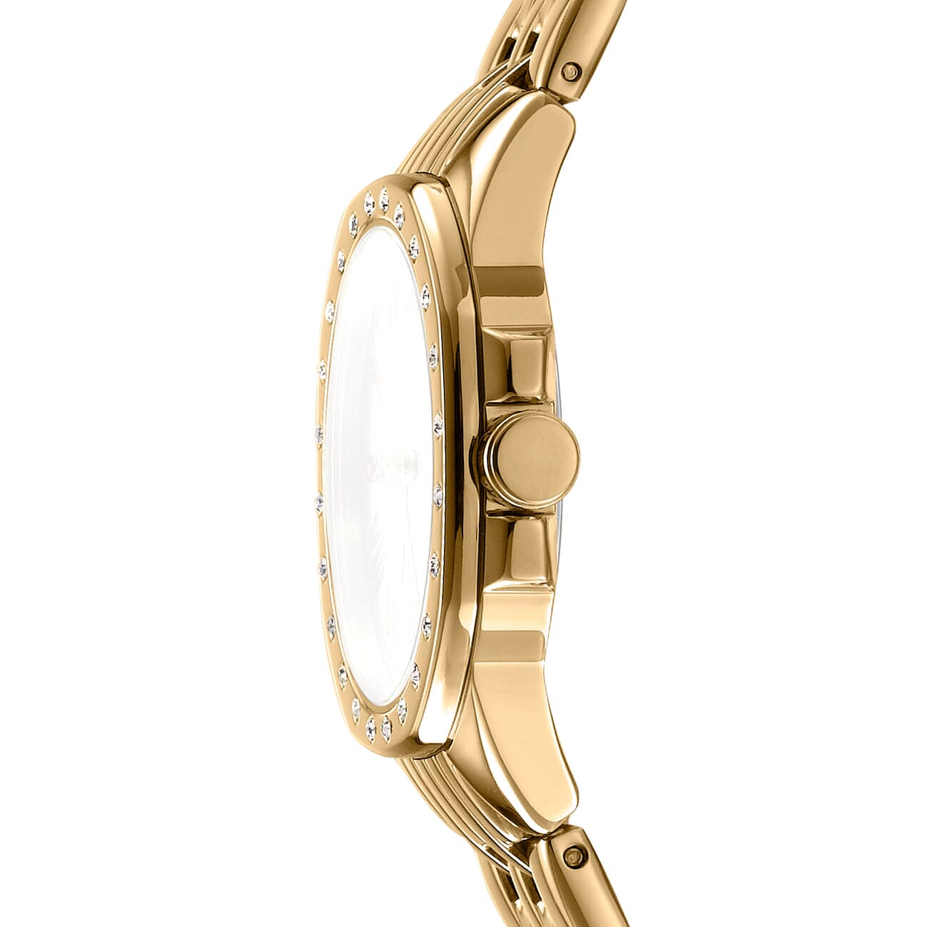 DK1L013M0065 DKNY Evening Silver Dial Stainless Steel Gold Women's Watch 30mm Watches DKNY 