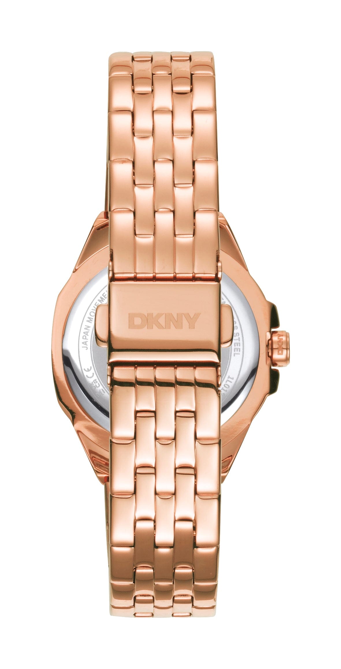DK1L013M0075 DKNY Evening Silver Dial Stainless Steel Rose Gold Women's Watch 30mm Watches DKNY 