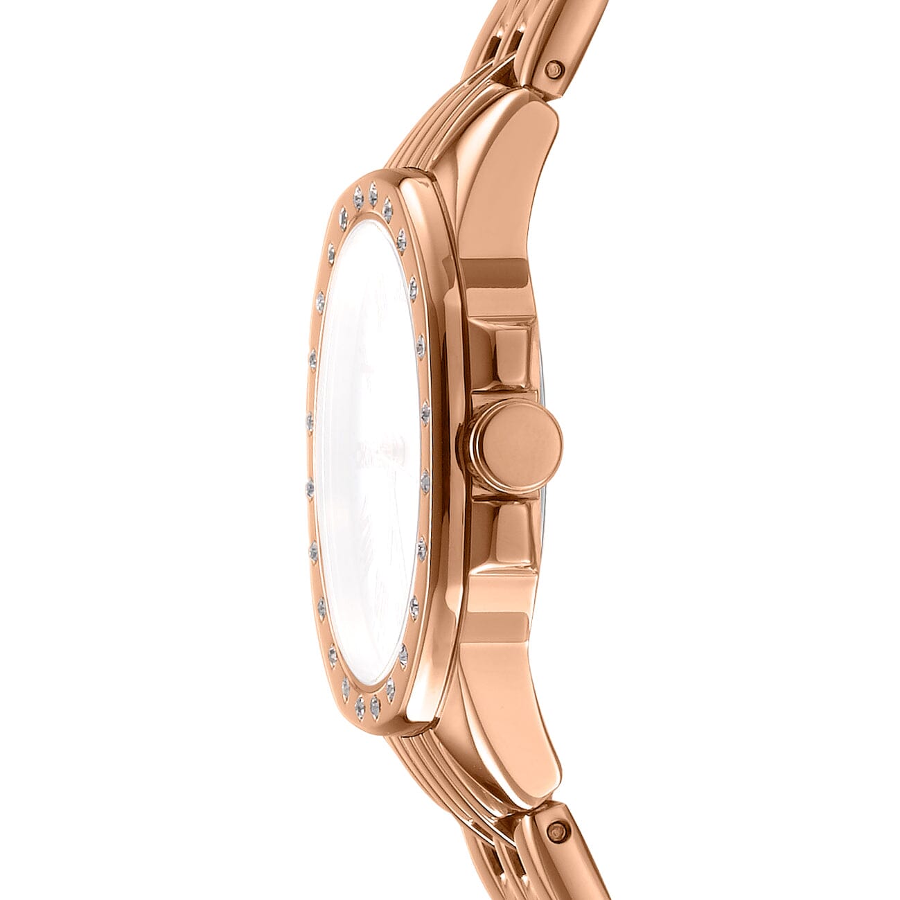 DK1L013M0075 DKNY Evening Silver Dial Stainless Steel Rose Gold Women's Watch 30mm Watches DKNY 
