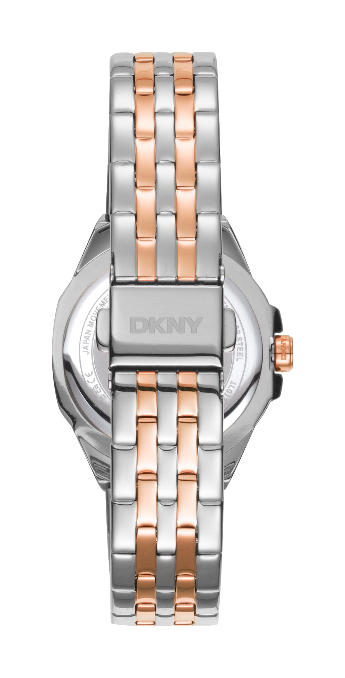 DK1L013M0105 DKNY Evening White MOP Dial Two Tone Silver & Rose Gold Women's Watch 30mm Watches DKNY 