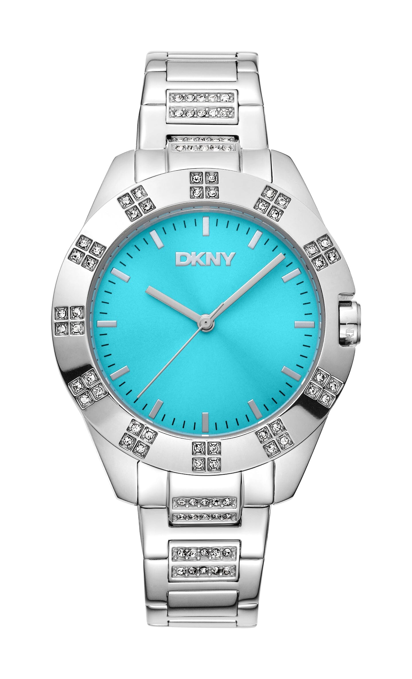 DK1L019M0025 DKNY Evening Blue Dial Stainless Steel Silver Women's Watch 36mm Watches DKNY 