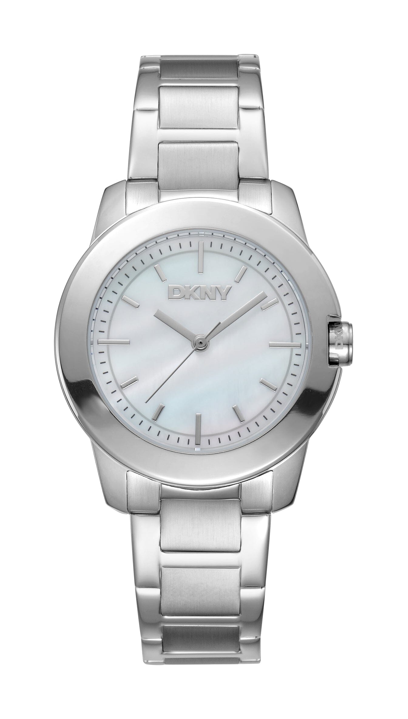 DK1L020M0035 DKNY Everyday White MOP Dial Stainless Steel Silver Women's Watch 32mm Watches DKNY 