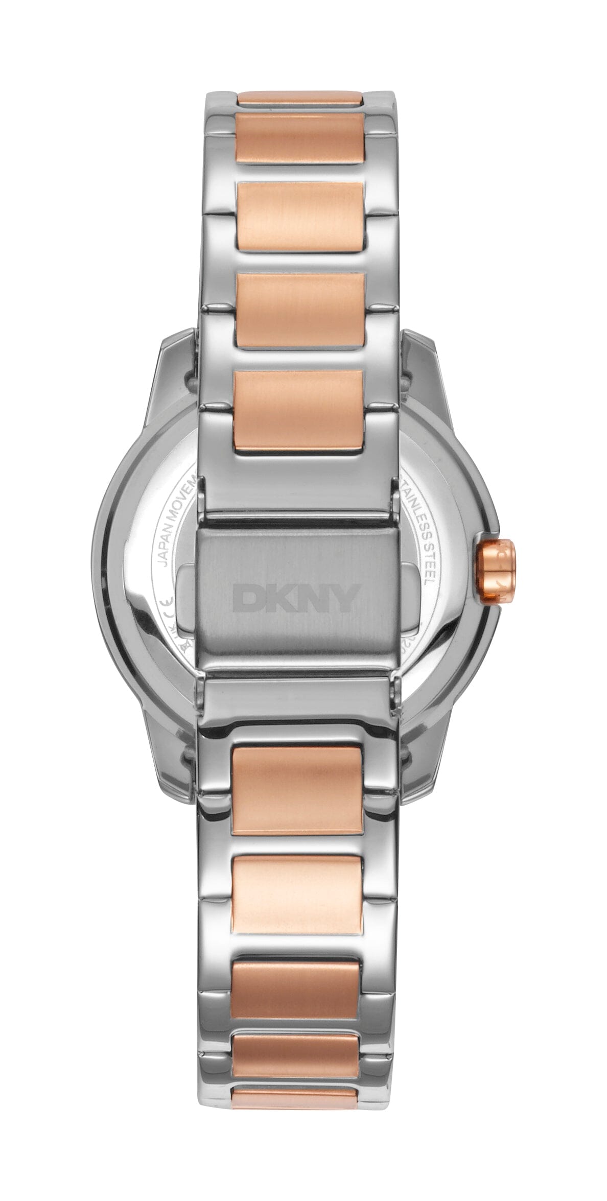 DK1L020M0085 DKNY Everyday White MOP Dial Two Tone Silver & Rose Gold Women's Watch 32mm Watches DKNY 