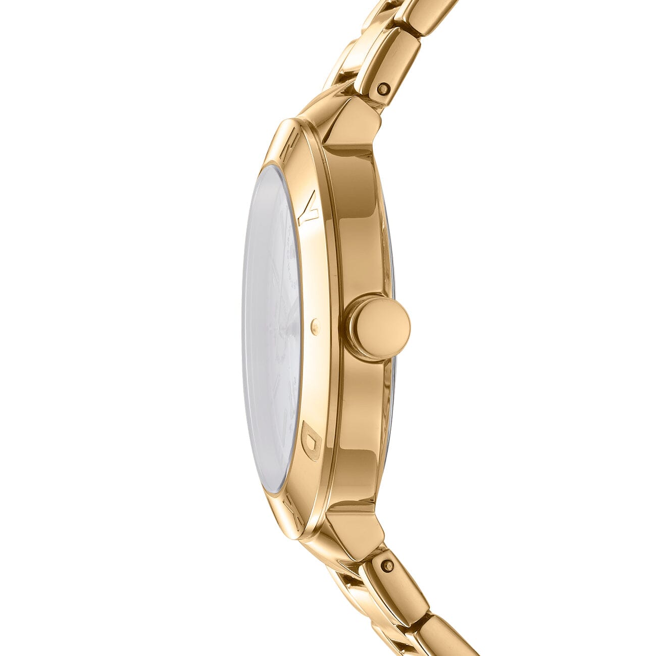 DK1L022M0035 DKNY Active Silver Dial Stainless Steel Gold Women's Watch 38mm Watches DKNY 