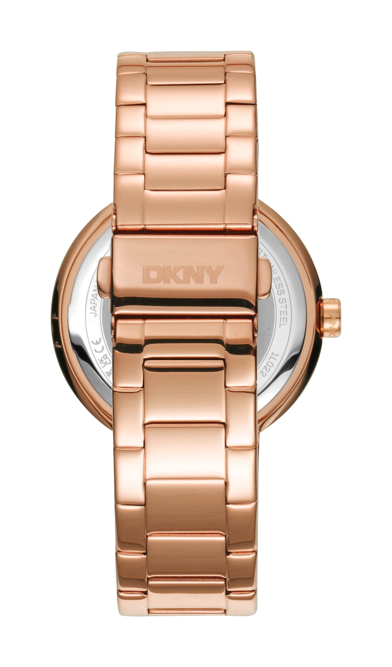 DK1L022M0045 DKNY Active Silver Dial Stainless Steel Rose Gold Women's Watch 38mm Watches DKNY 