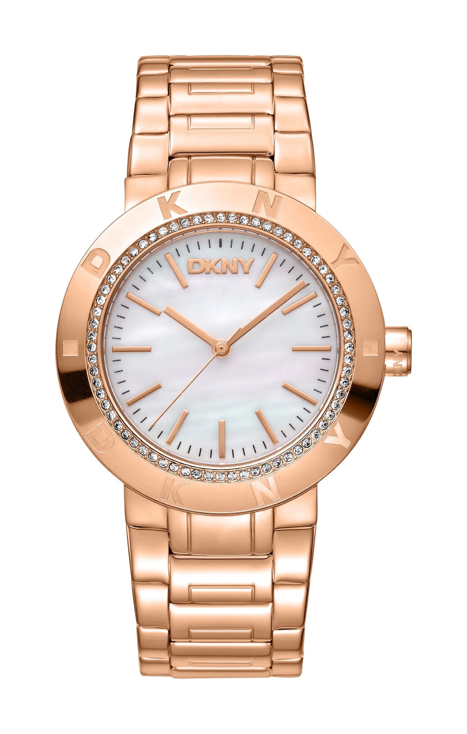 DK1L023M0045 DKNY Evening White MOP Dial Stainless Steel Rose Gold Women's Watch 36mm Watches DKNY 