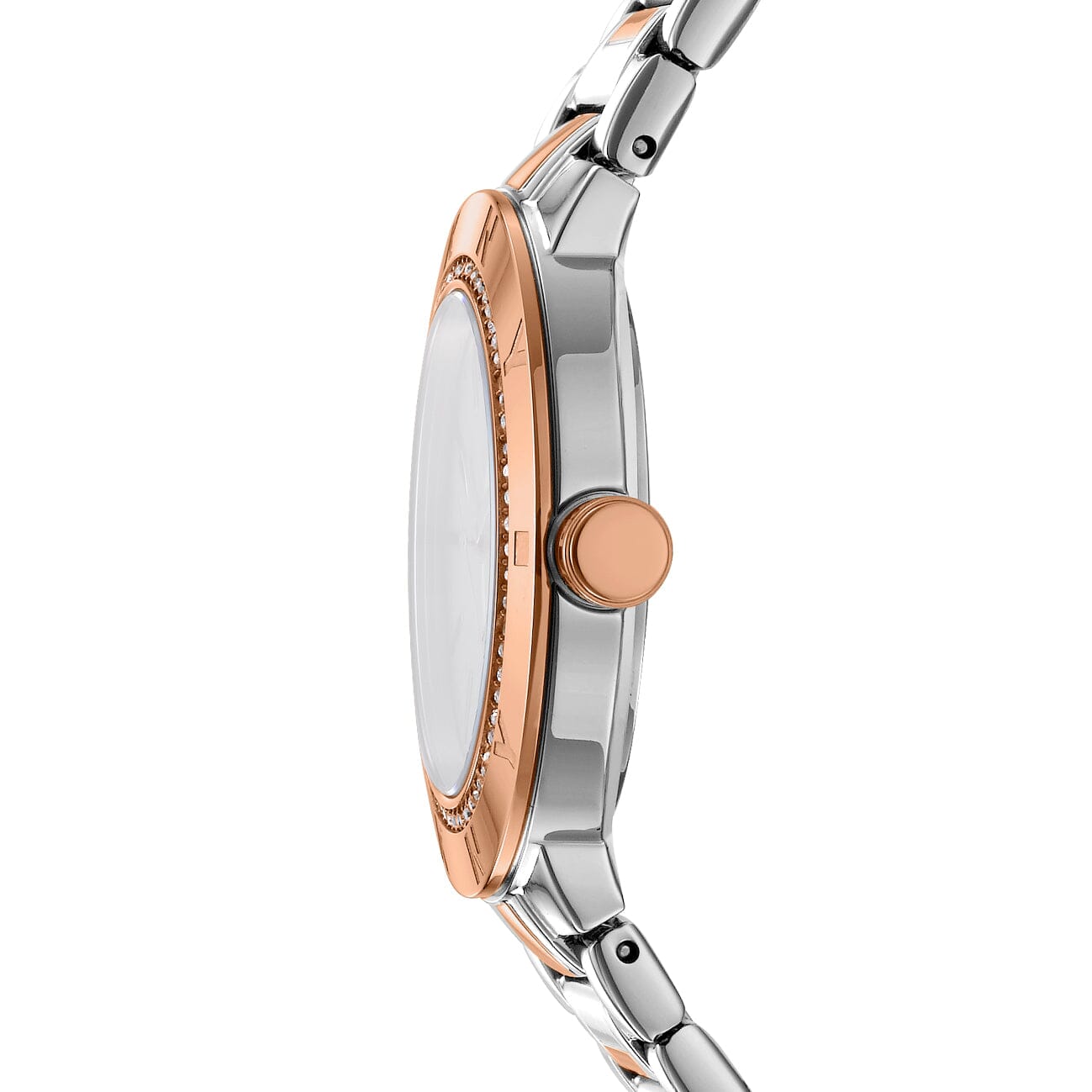 DK1L023M0075 DKNY Evening Dark Blue Dial Two Tone Silver & Rose Gold Women's Watch 36mm Watches DKNY 