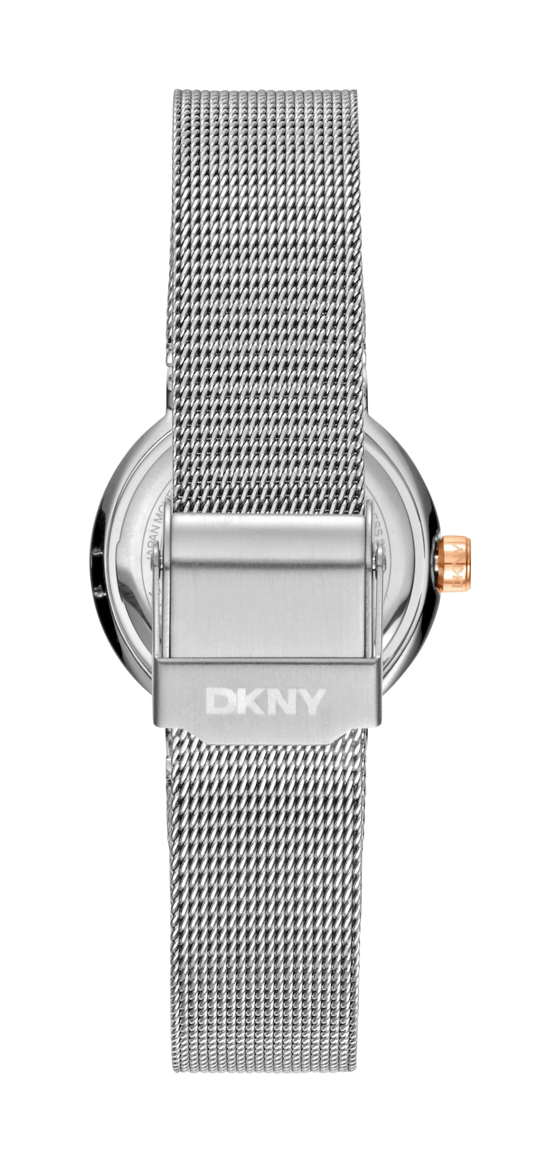DK1L024M0055 DKNY Evening Silver Dial Two Tone Silver & Rose Gold Women's Watch 28mm Watches DKNY 