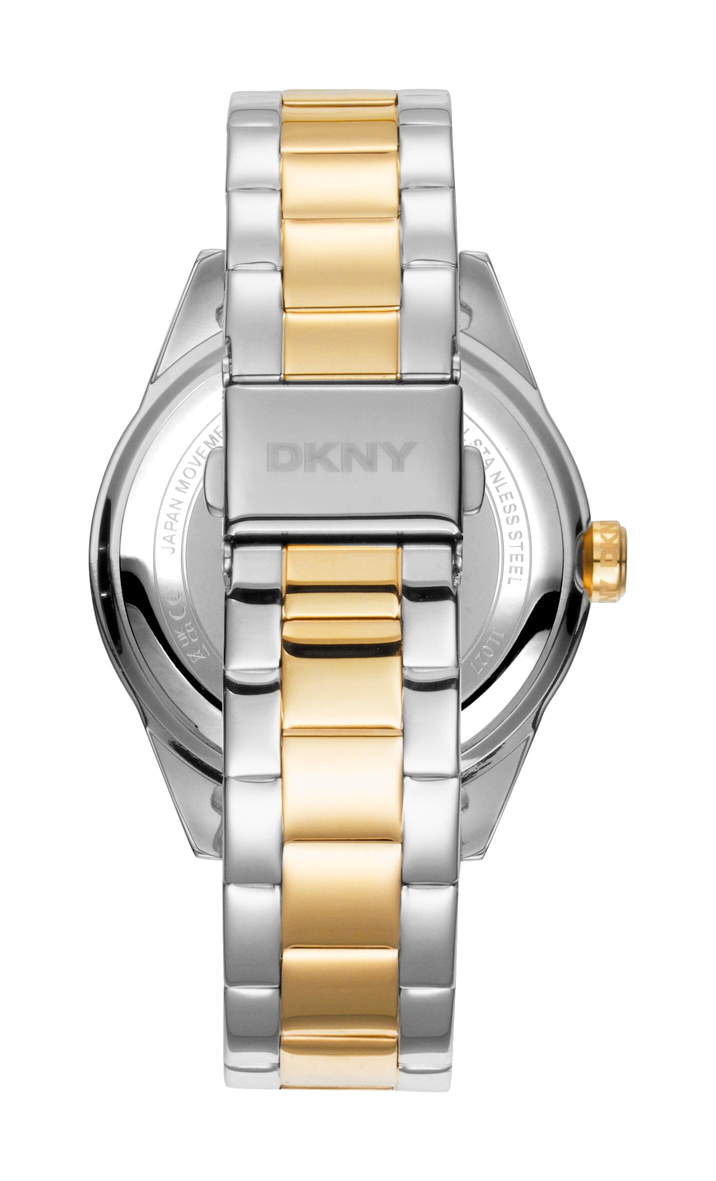 DK1L027M0075 DKNY Evening Silver Dial Two Tone Silver & Gold Women's Watch 40mm Watches DKNY 