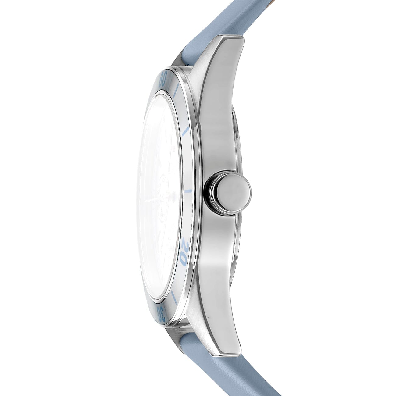 DK1L028L0015 DKNY Active Multi-Function Light Blue Dial Silver Women's Watch 38mm Watches DKNY 