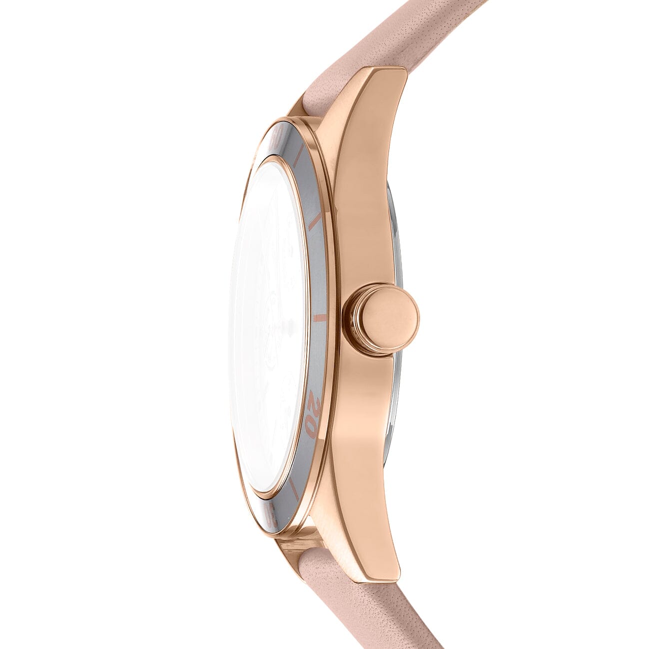 DK1L028L0035 DKNY Active Multi-Function Silver Dial Rose Gold Women's Watch 38mm Watches DKNY 