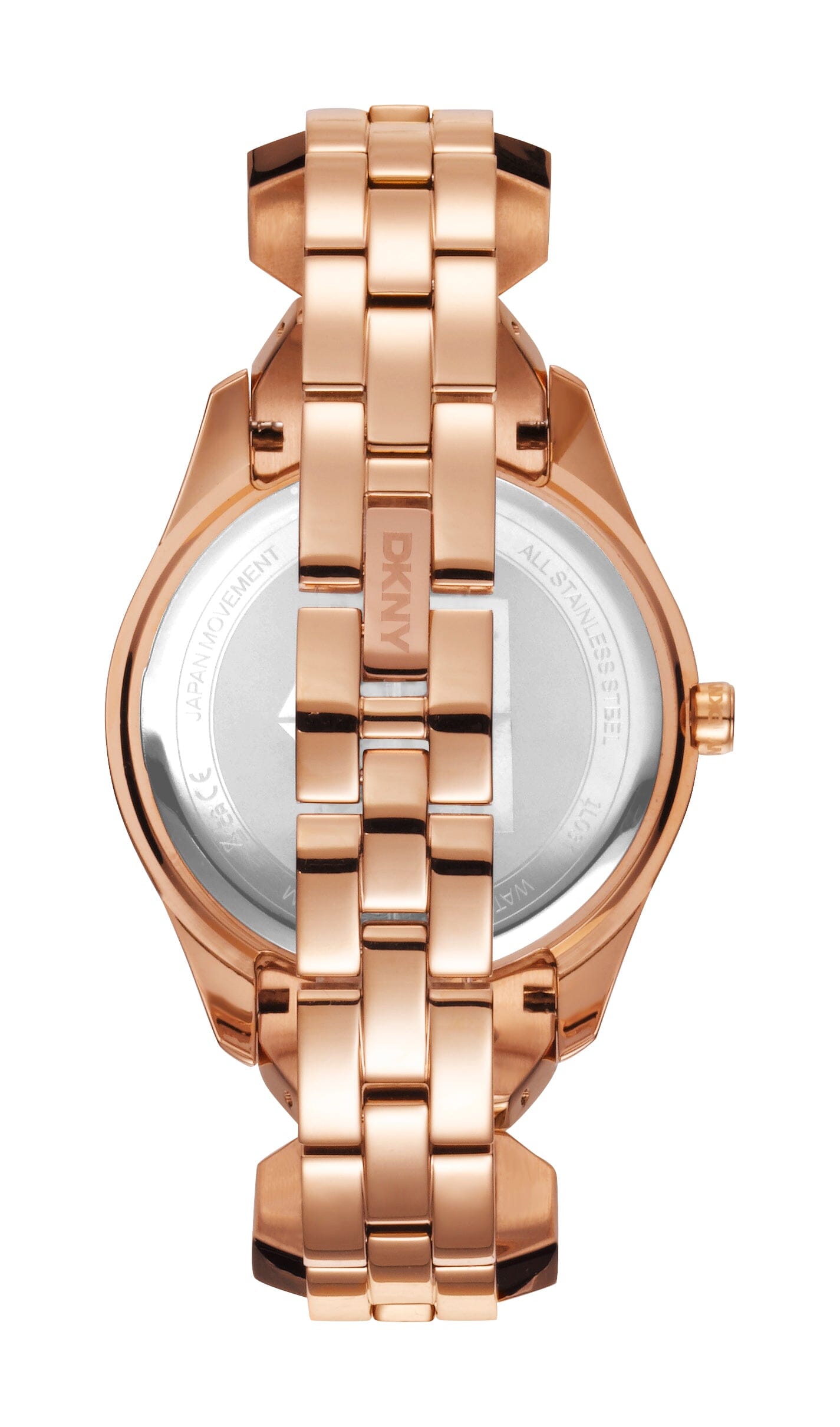 DK1L031M0035 DKNY Logo Stainless Steel Rose Gold Women's Watch 40mm Watches DKNY 