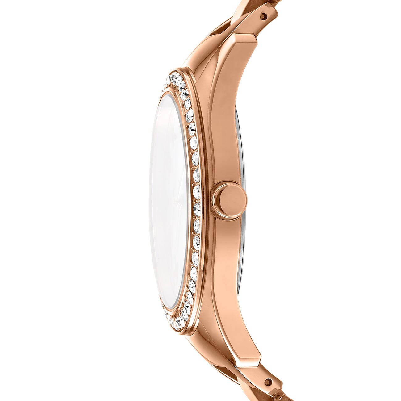 DK1L031M0035 DKNY Logo Stainless Steel Rose Gold Women's Watch 40mm Watches DKNY 