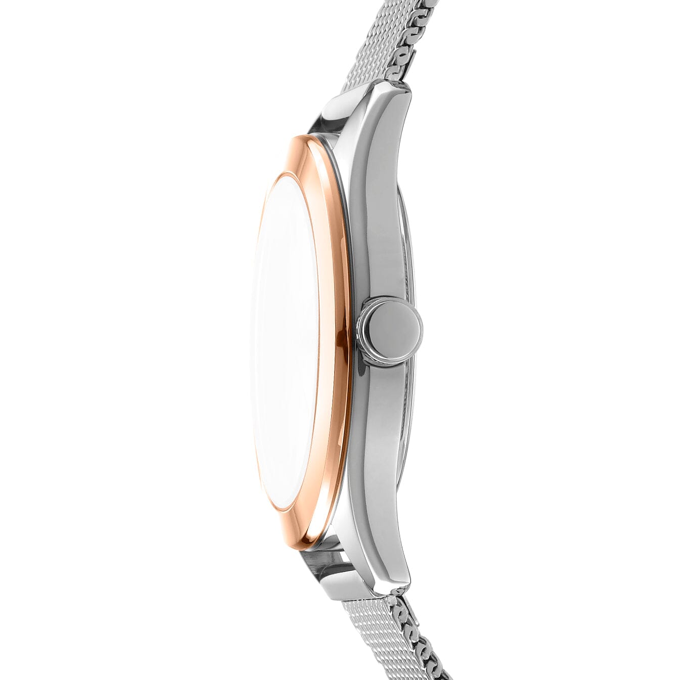 DK1L032M0055 DKNY Everyday Silver Dial Two Tone Silver & Rose Gold Women's Watch 34mm Watches DKNY 