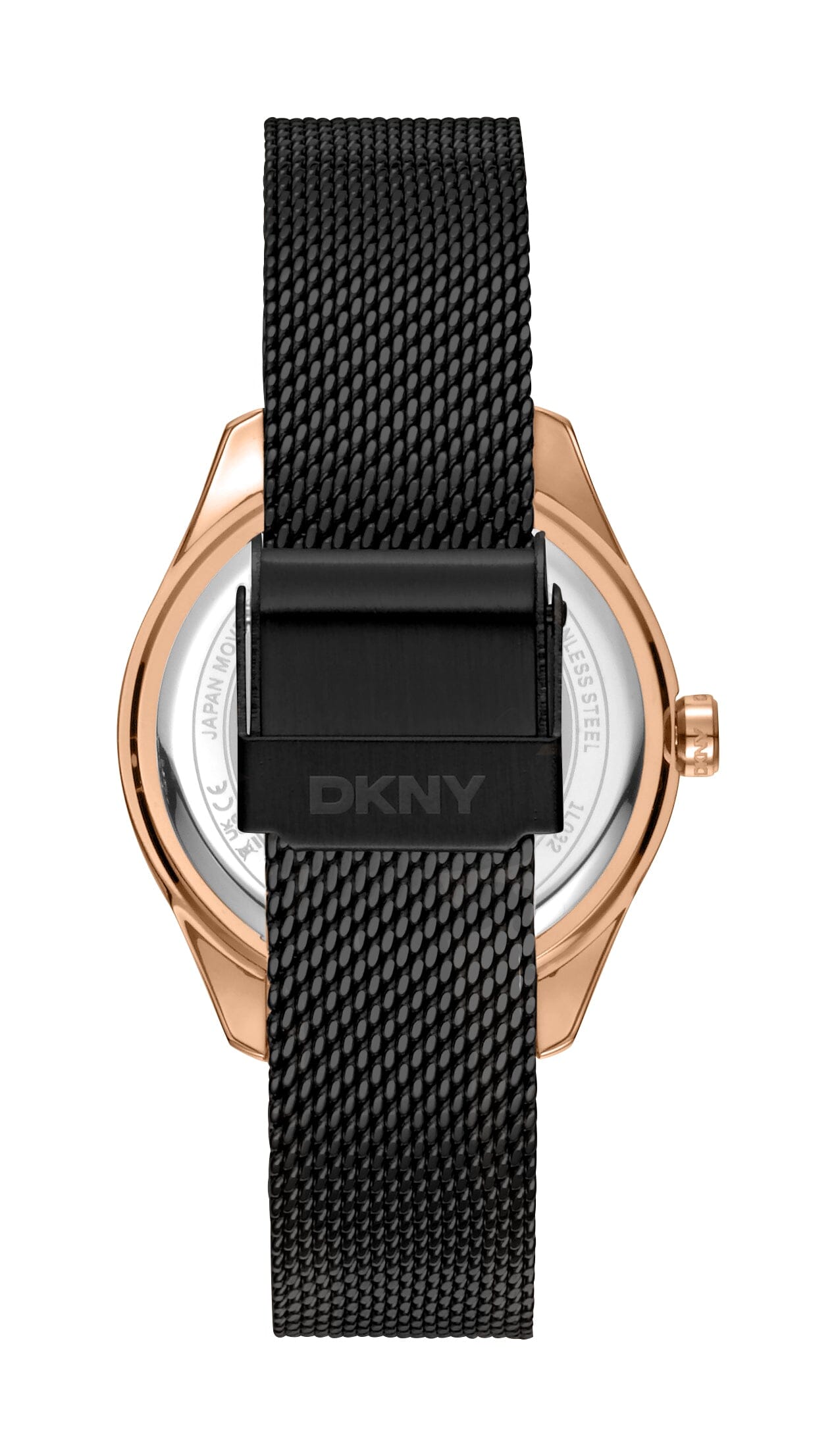 DK1L032M0065 DKNY Everyday Black Dial Rose Gold Women's Watch 34mm Watches DKNY 