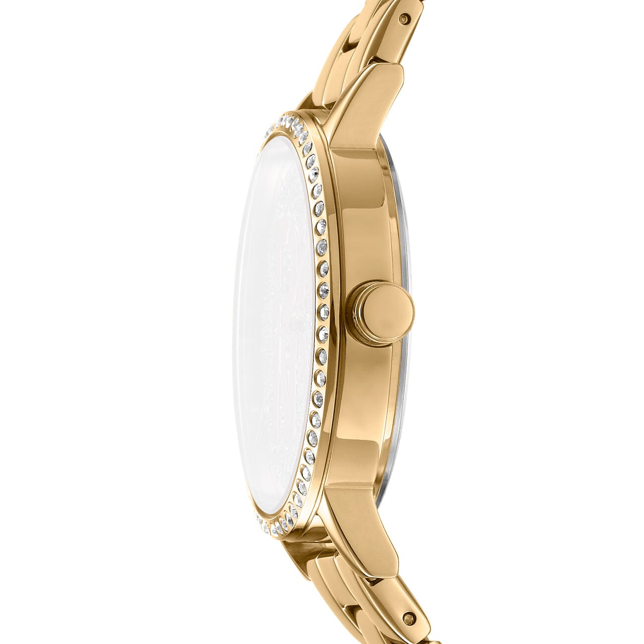 DK1L035M0055 DKNY Logo Silver Dial Stainless Steel Women's Watch 36mm Watches DKNY 